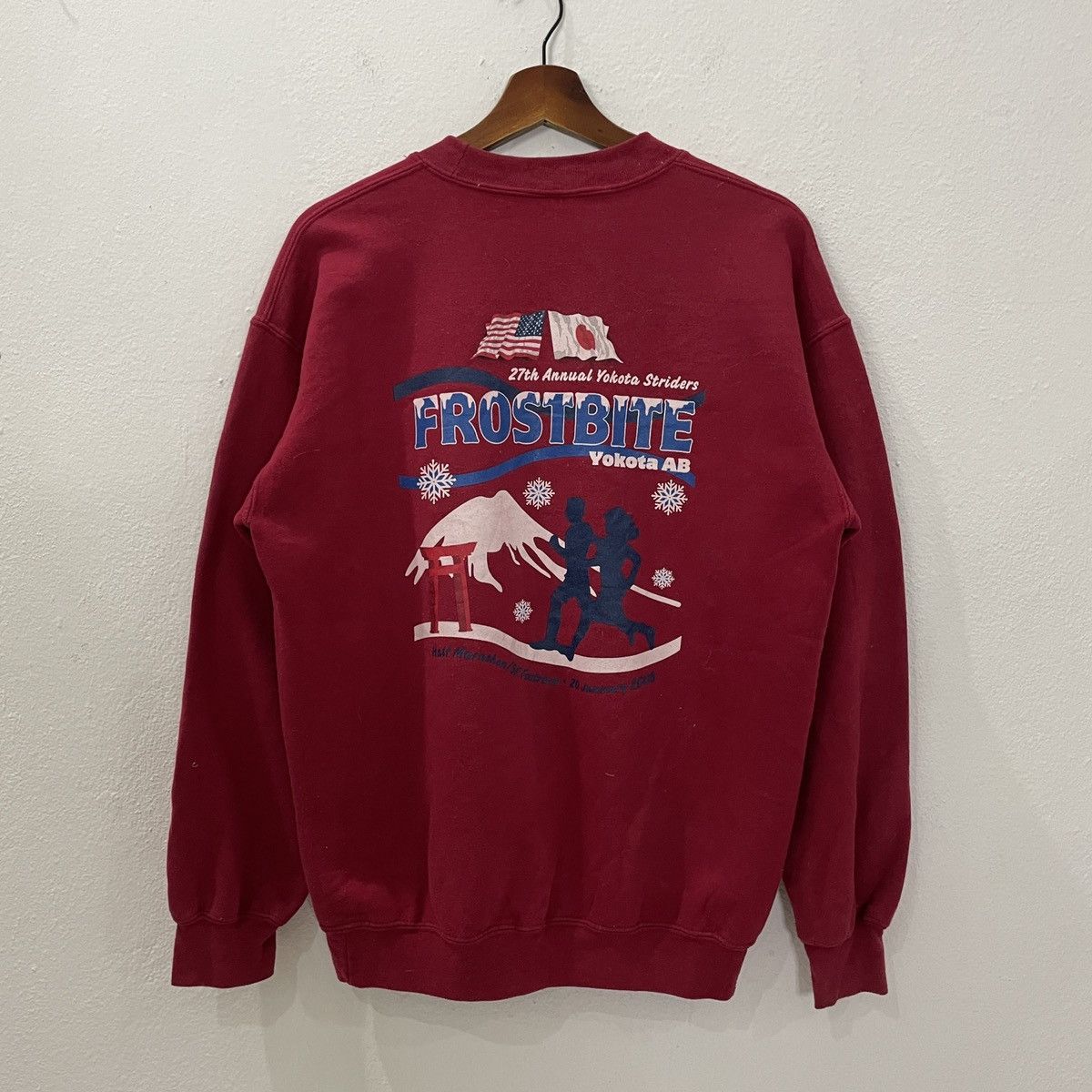 Japanese Brand Yokota Stride Crewneck Sweatshirt Size US M / EU 48-50 / 2 - 1 Thumbnail