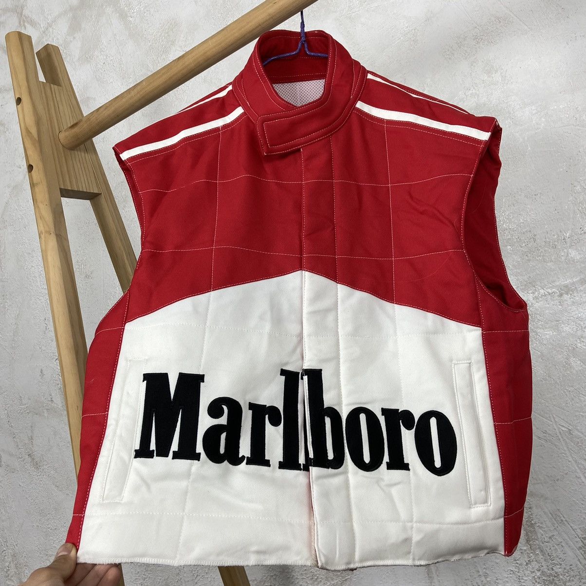 Marlboro 1980s BOXY FIT RARE VINTAGE MARLBORO BANDANA VEST - № 2190 Size US L / EU 52-54 / 3 - 3 Thumbnail