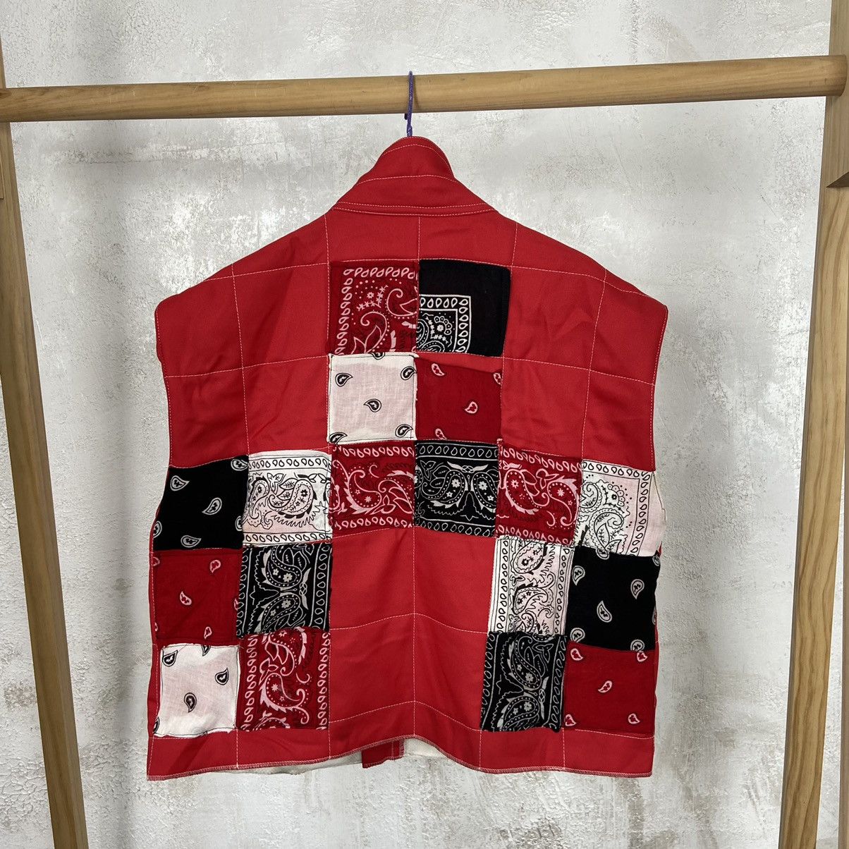 Marlboro 1980s BOXY FIT RARE VINTAGE MARLBORO BANDANA VEST - № 2190 Size US L / EU 52-54 / 3 - 2 Thumbnail