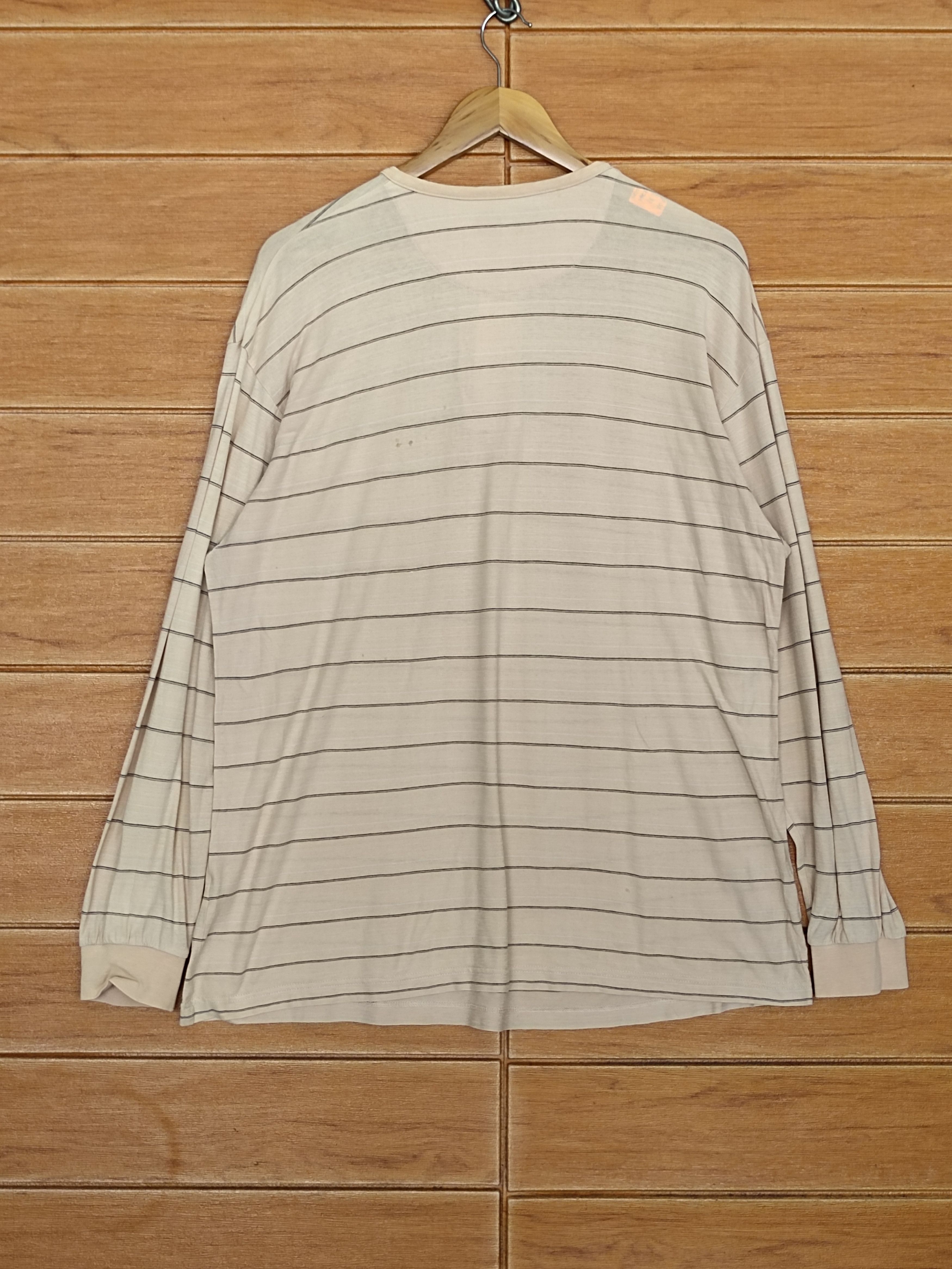 Aquascutum Aquascutum Striped Longsleeve T-Shirt Size US L / EU 52-54 / 3 - 8 Thumbnail