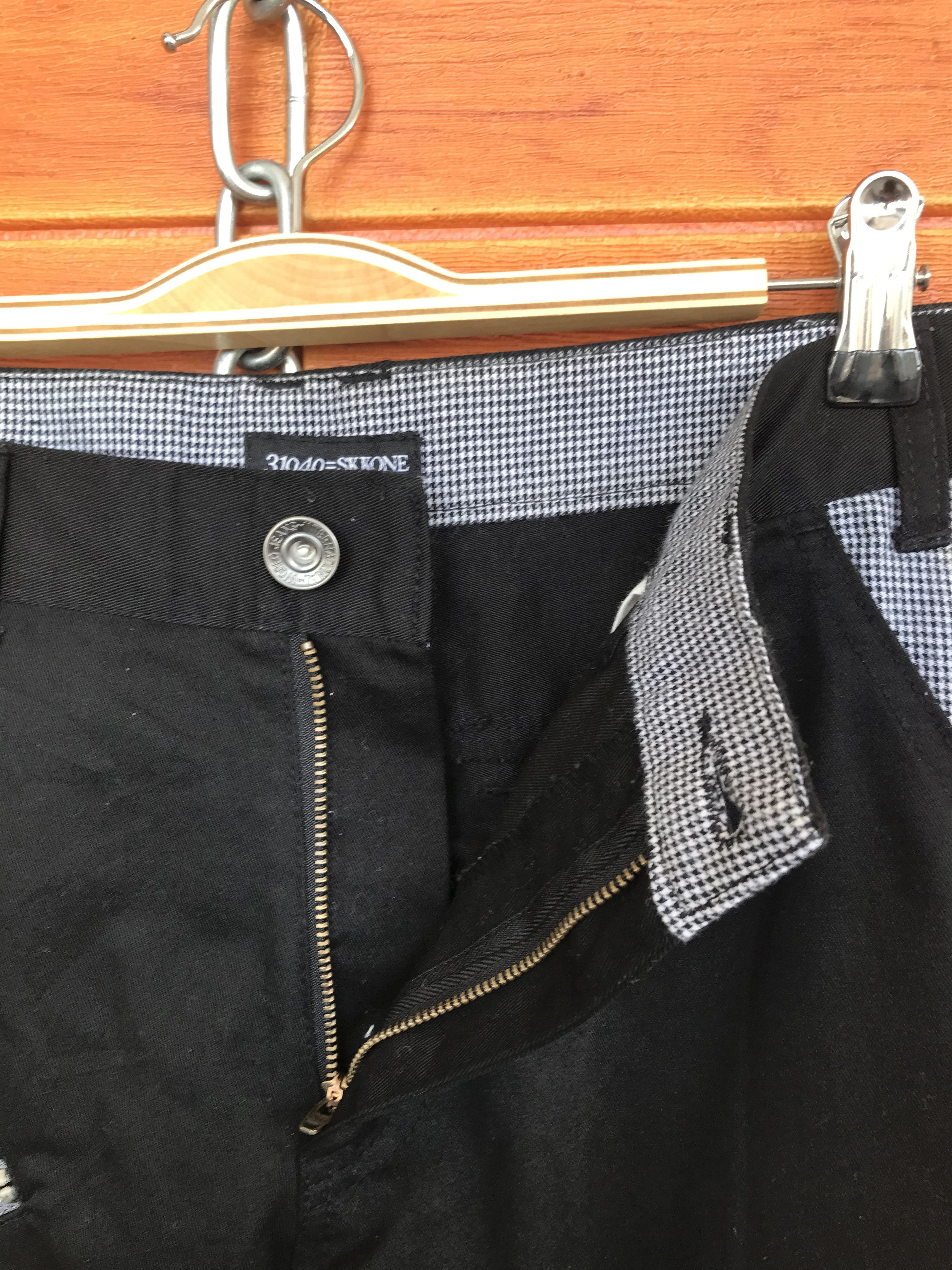 Comme des Garcons × Undercover Japanese Brand Multi Zipper Double Waist Khakis Pants Size US 33 - 14 Thumbnail