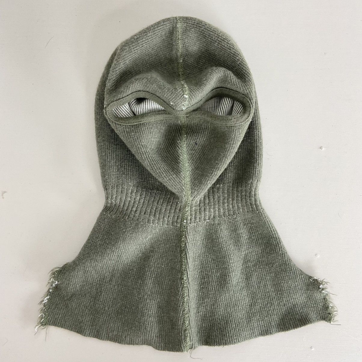 Vintage RAF SIMONS STYLE ARCHIVE FADED NINJA BALACLAVA MASK - № 4091 Size ONE SIZE - 4 Thumbnail