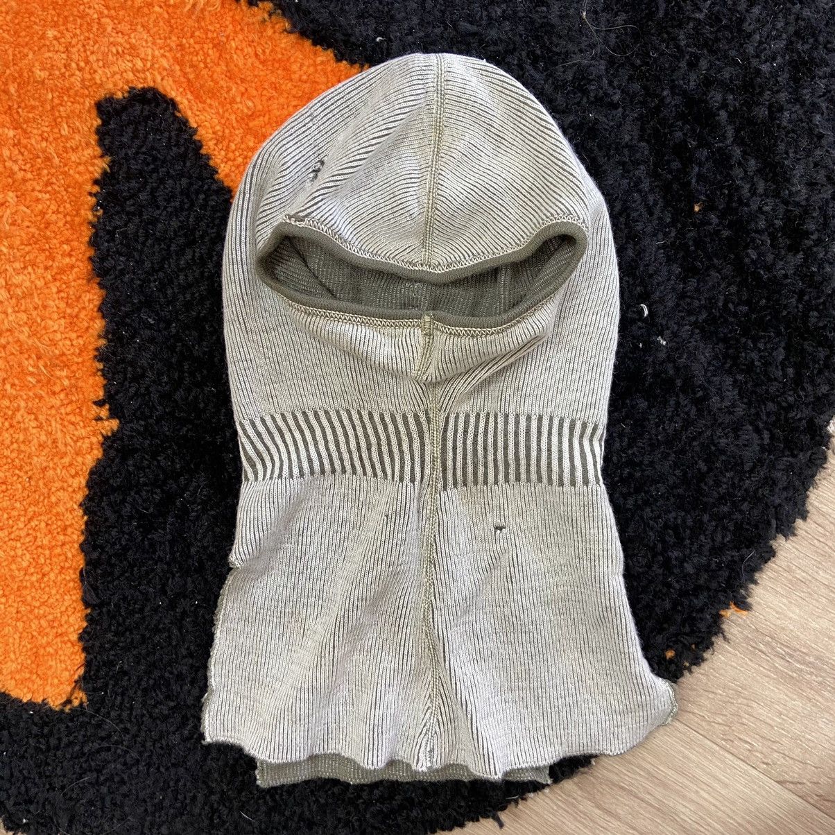 Vintage RAF SIMONS STYLE ARCHIVE FADED NINJA BALACLAVA MASK - № 4091 Size ONE SIZE - 3 Thumbnail