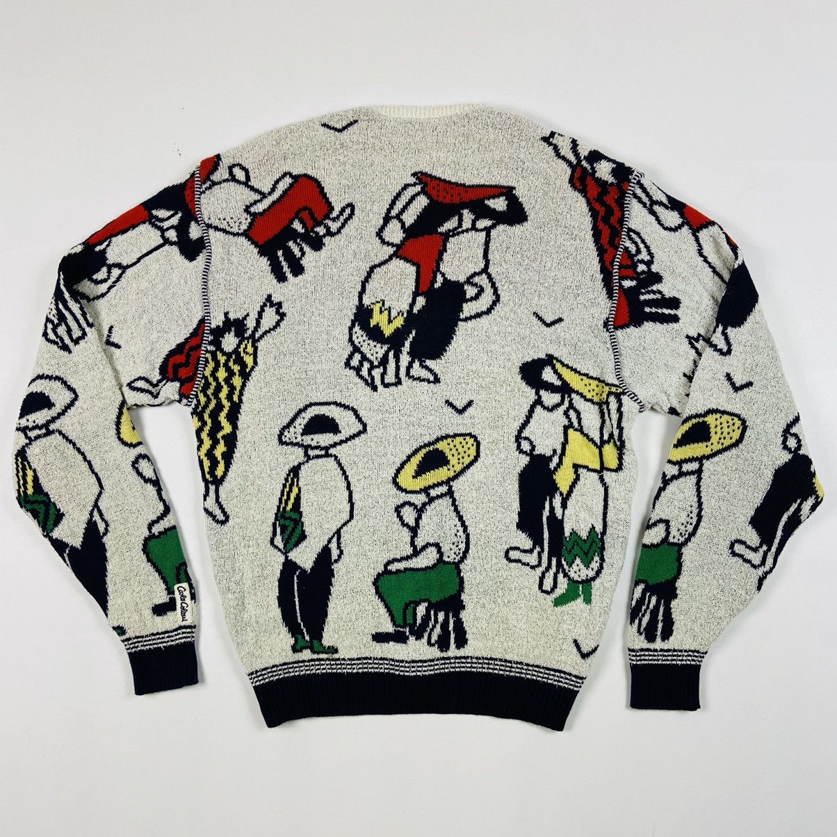Carlo Colucci 1980s CARLO COLUCCI ARCHIVE RARE KNITTED CARDIGAN - № 1124 Size US L / EU 52-54 / 3 - 2 Thumbnail