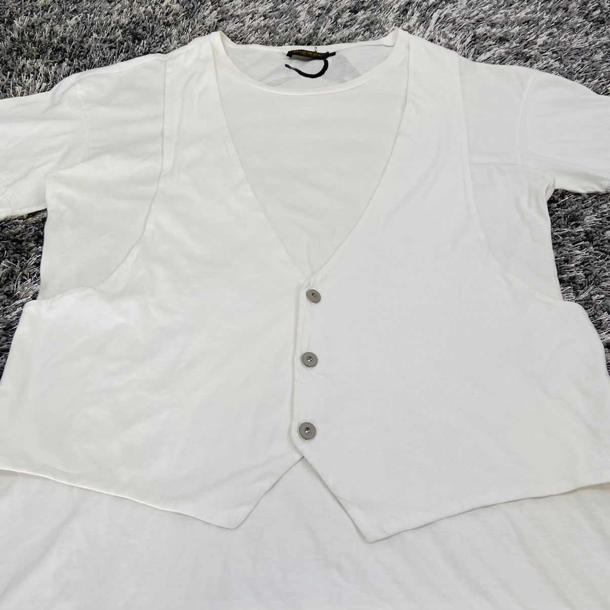 Diesel DIESEL RECONSTRUCTED ARCHIVE “BLACK GOLD” HANGER TEE - № 249 Size US L / EU 52-54 / 3 - 4 Thumbnail