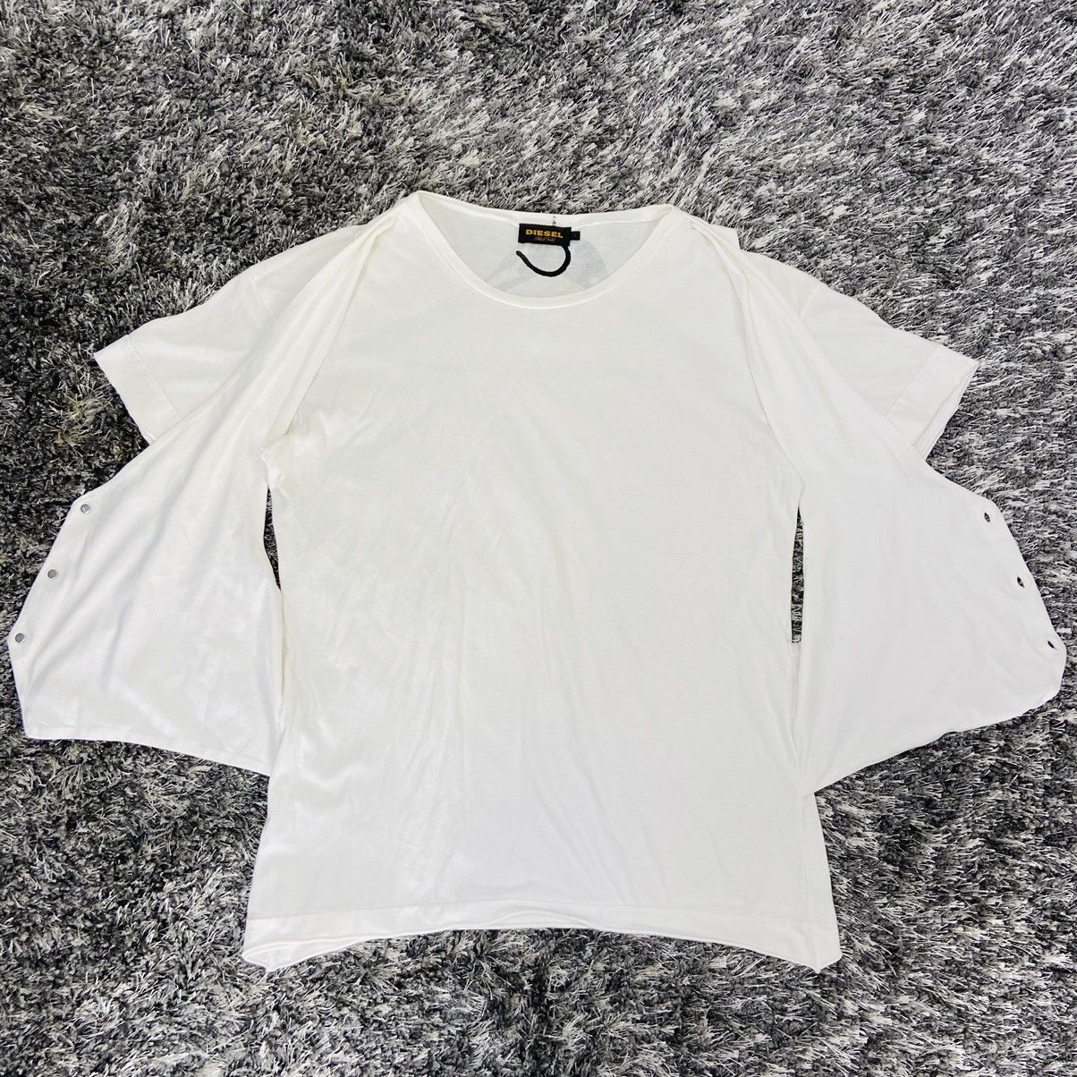 Diesel DIESEL RECONSTRUCTED ARCHIVE “BLACK GOLD” HANGER TEE - № 249 Size US L / EU 52-54 / 3 - 3 Thumbnail