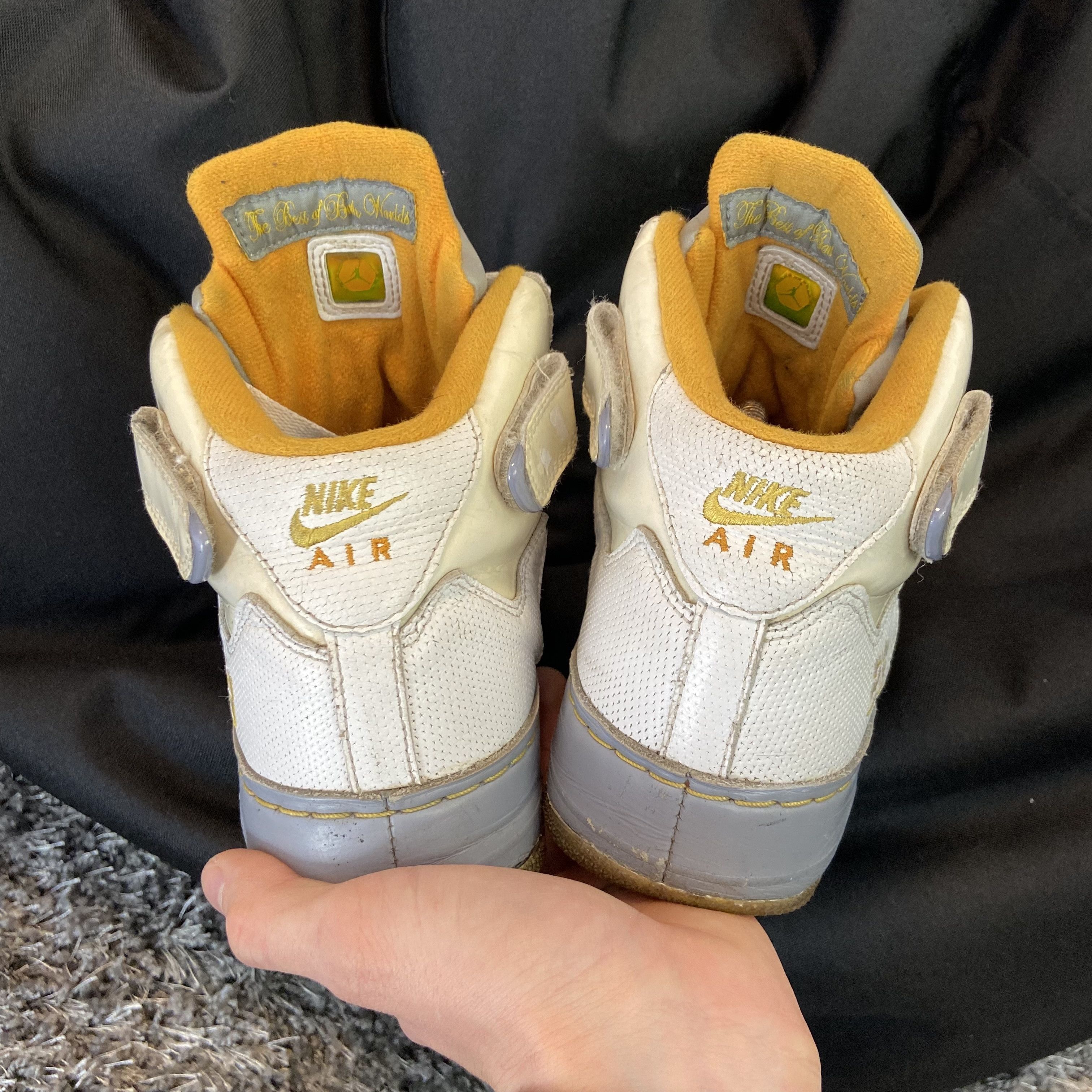 Jordan Brand VERY RARE 2008 Nike Air Jordan Fusion AJF 5 ORANGE PEEL Size US 9.5 / EU 42-43 - 5 Thumbnail