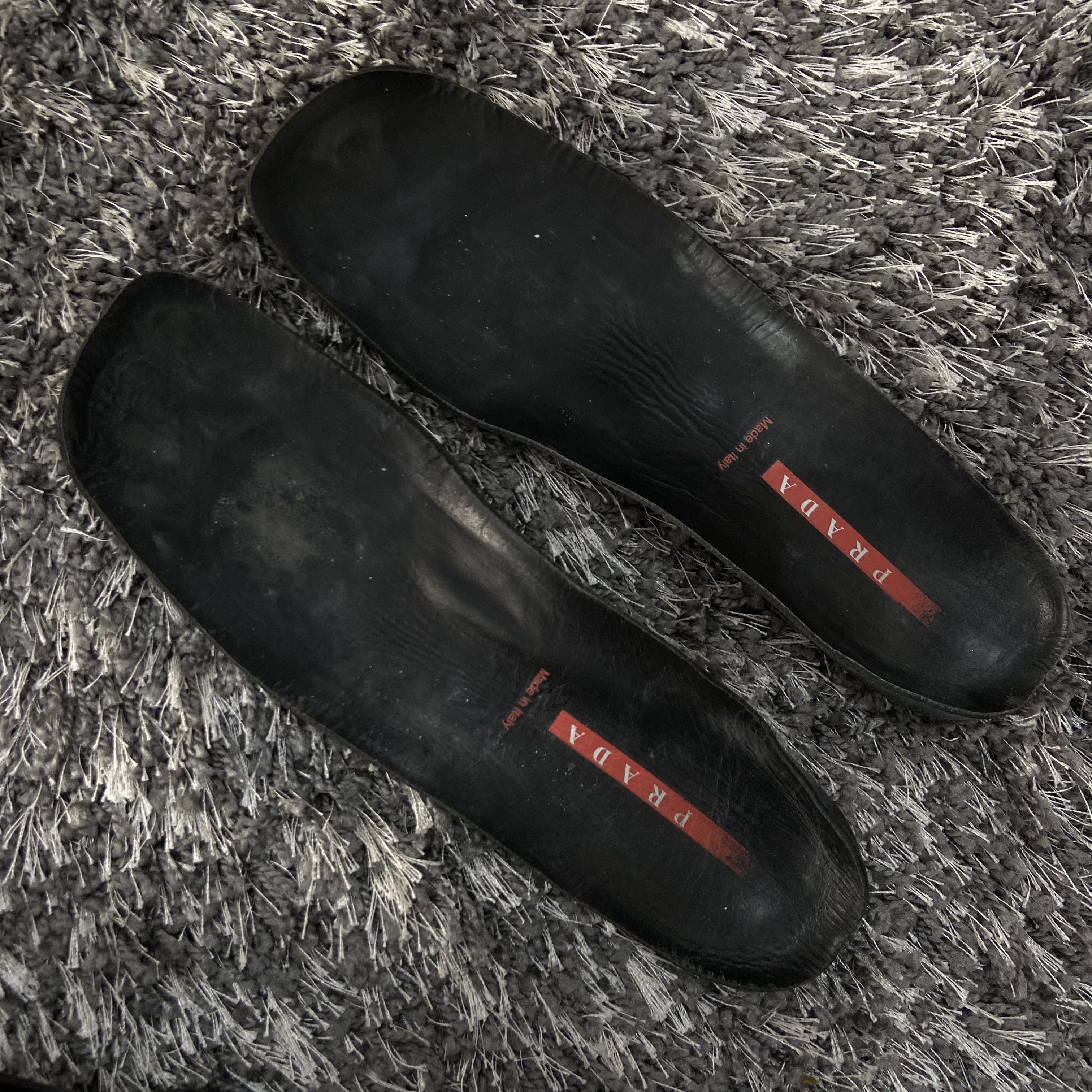 Prada PRADA LEATHER ARCHIVE FUTURISTIC CHELSEA BOOTS - № 5020 Size US 10.5 / EU 43-44 - 7 Thumbnail