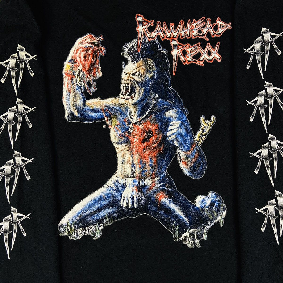 Band Tees 2001 RAWHEAD REXX TOUR SPREADING THE CURSE LONGSLEEVE - 1188 Size US XL / EU 56 / 4 - 3 Thumbnail