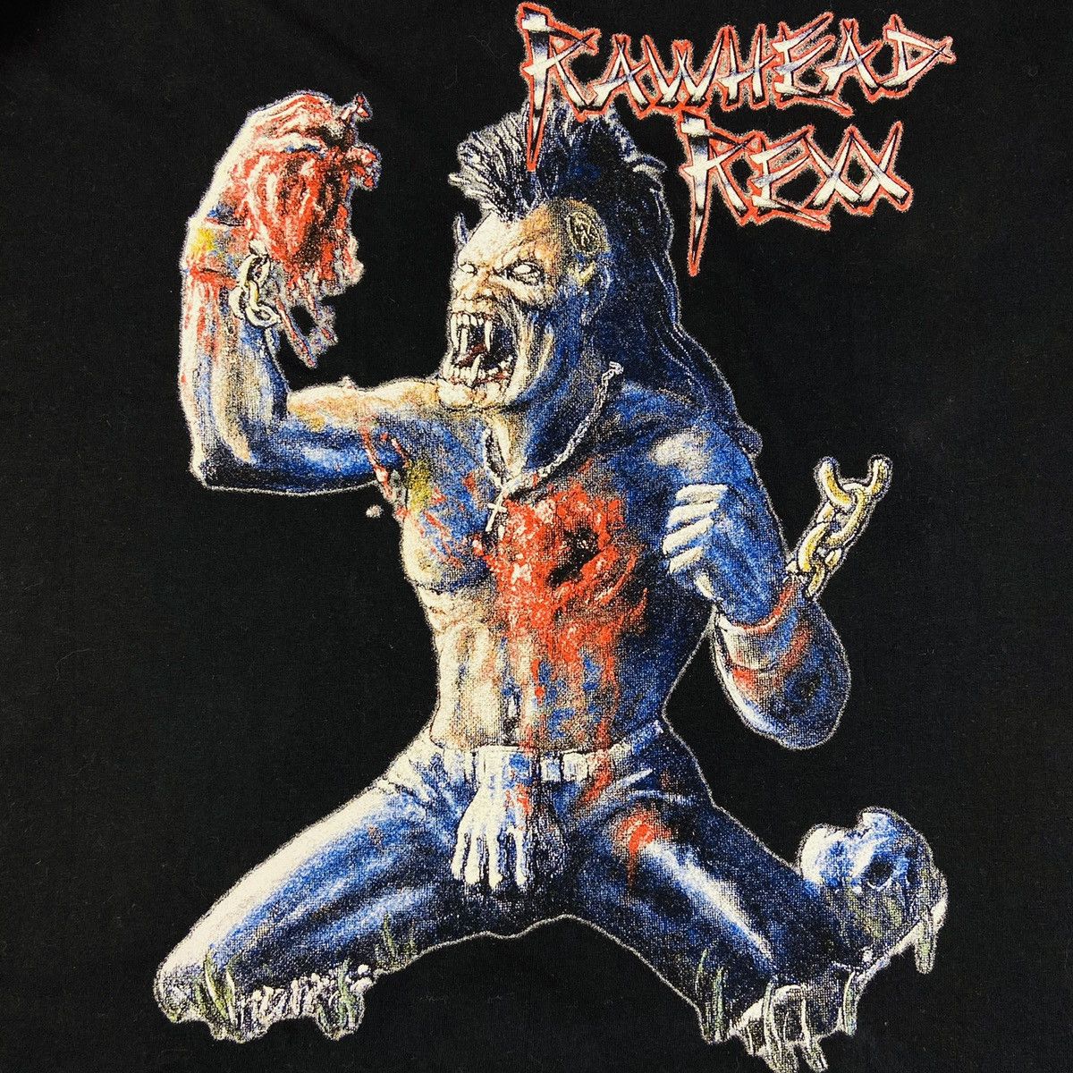 Band Tees 2001 RAWHEAD REXX TOUR SPREADING THE CURSE LONGSLEEVE - 1188 Size US XL / EU 56 / 4 - 4 Thumbnail