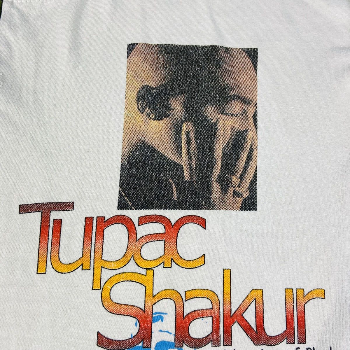 Rap Tees 2PAC AMARU SHAKUR FOREVER LEGEND LONGSLEEVE 1990s - № 1019 Size US L / EU 52-54 / 3 - 5 Thumbnail