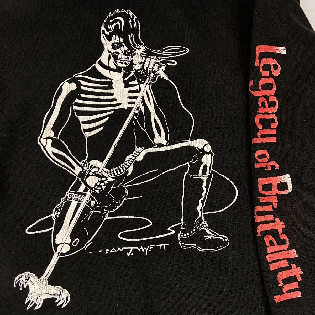 Band Tees 2005 MISFITS “LEGACY OF BRUTALITY” VERY RARE HOODIE - № 1021 Size US L / EU 52-54 / 3 - 6 Thumbnail