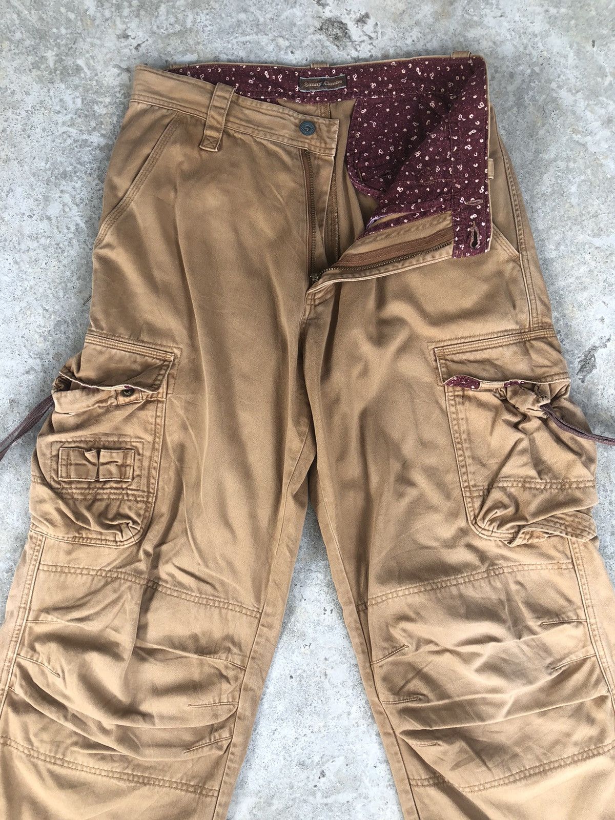 Japanese Brand sunny clouds parachute cargo pants multipocket bondage Size US 29 - 8 Thumbnail