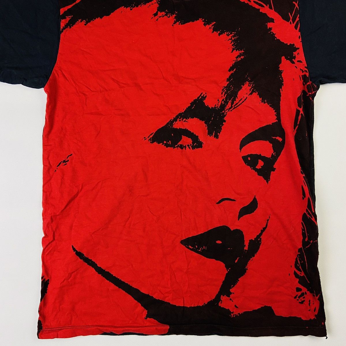 Vintage 2000s AVANTGARDE OVERPRINTED RARE VINTAGE PUNK TEE - № 558 Size US L / EU 52-54 / 3 - 3 Thumbnail