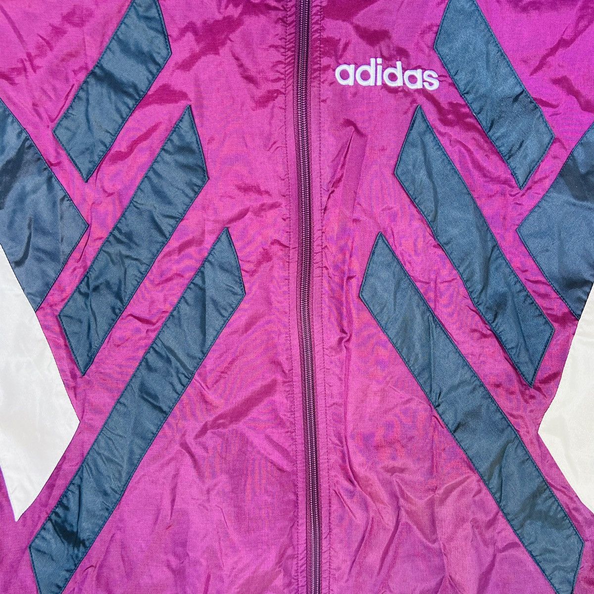 Adidas PURPLE HAZE 1980s ICONIC VINTAGE ADIDAS ACID TRACK SUIT Size US L / EU 52-54 / 3 - 10 Thumbnail