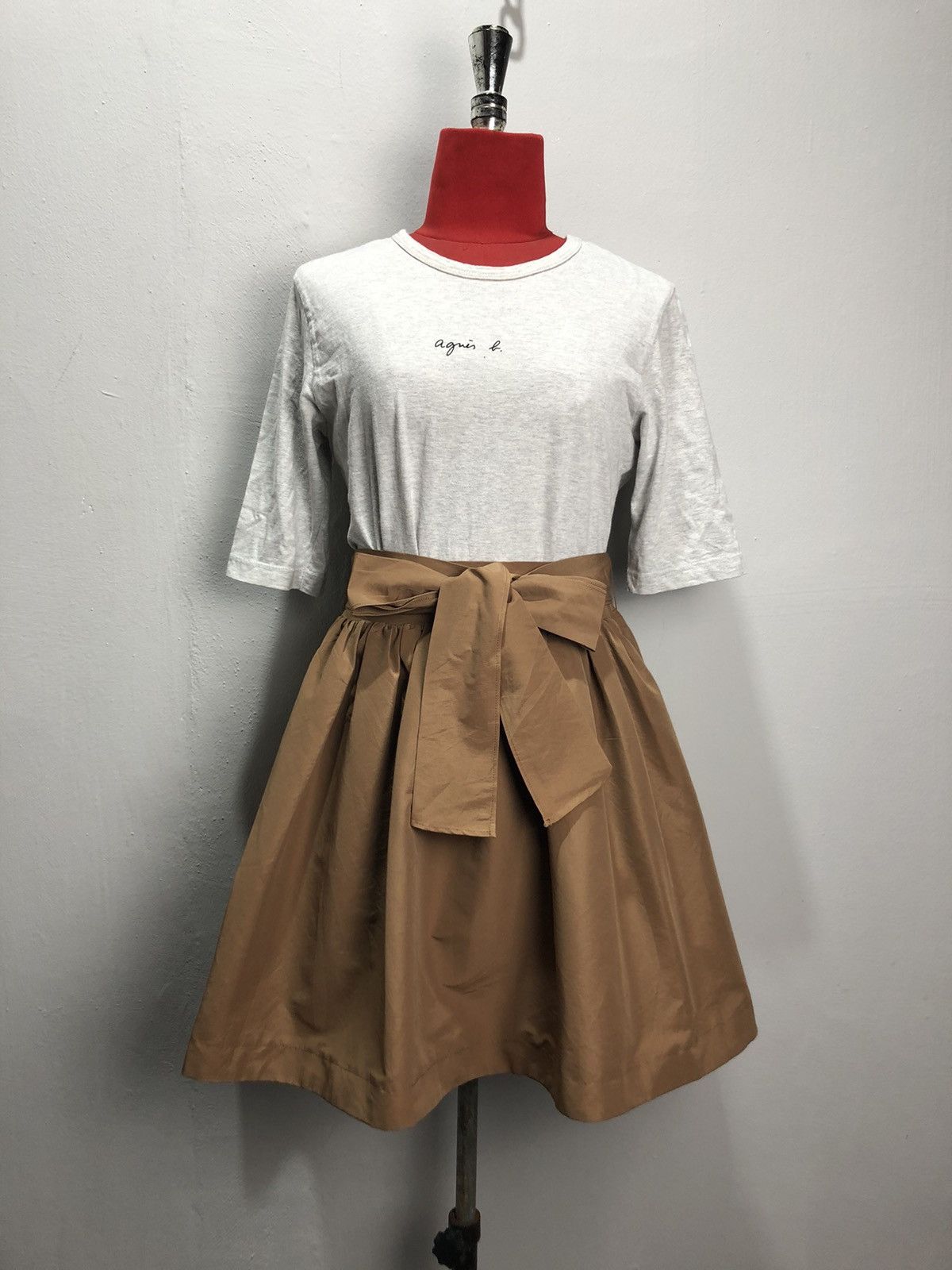 Agnes b tshirt and skirt a pair