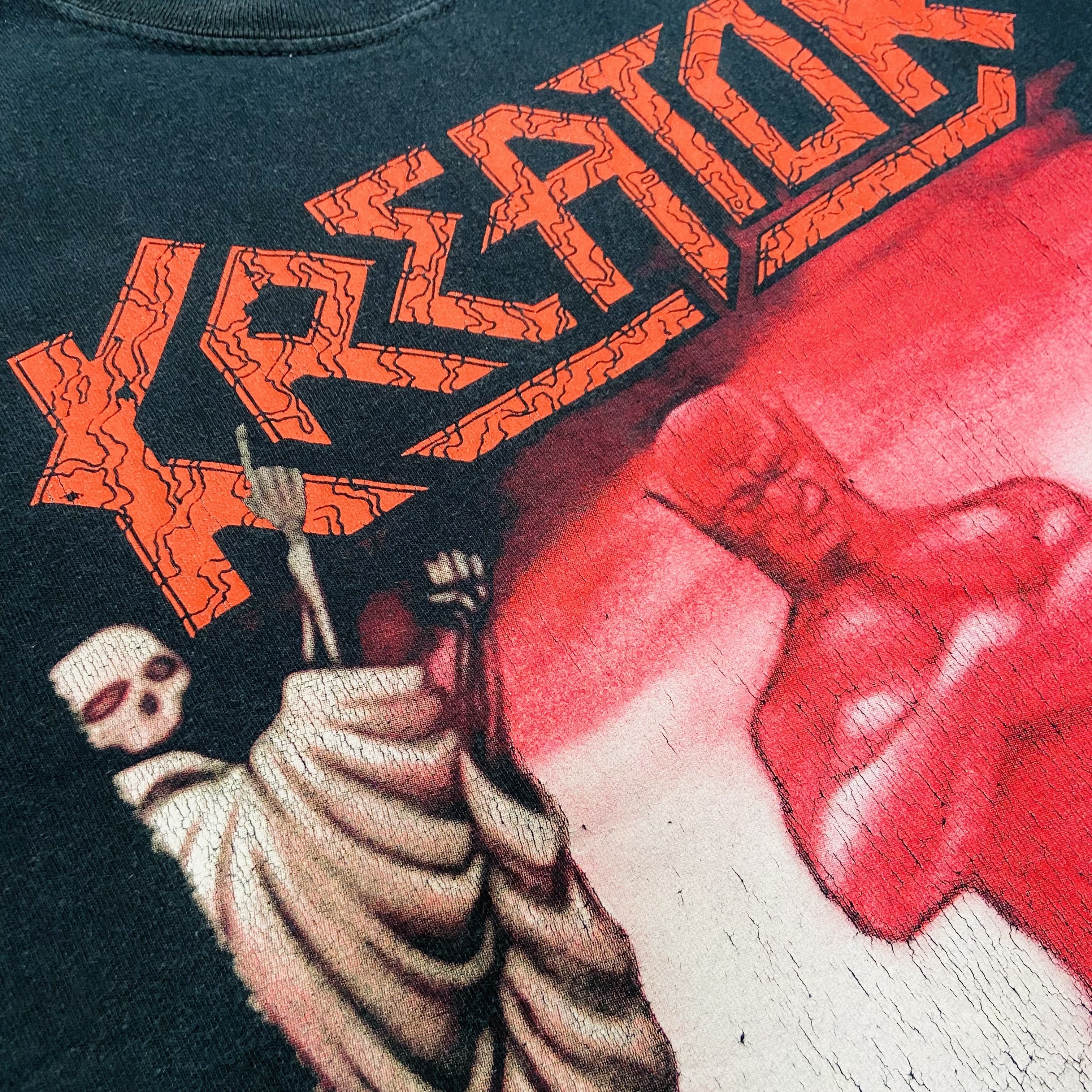 Band Tees 1990s KREATOR TERRIBLE CERTAINTY VERY RARE FADED TEE - № 251 Size US L / EU 52-54 / 3 - 8 Thumbnail