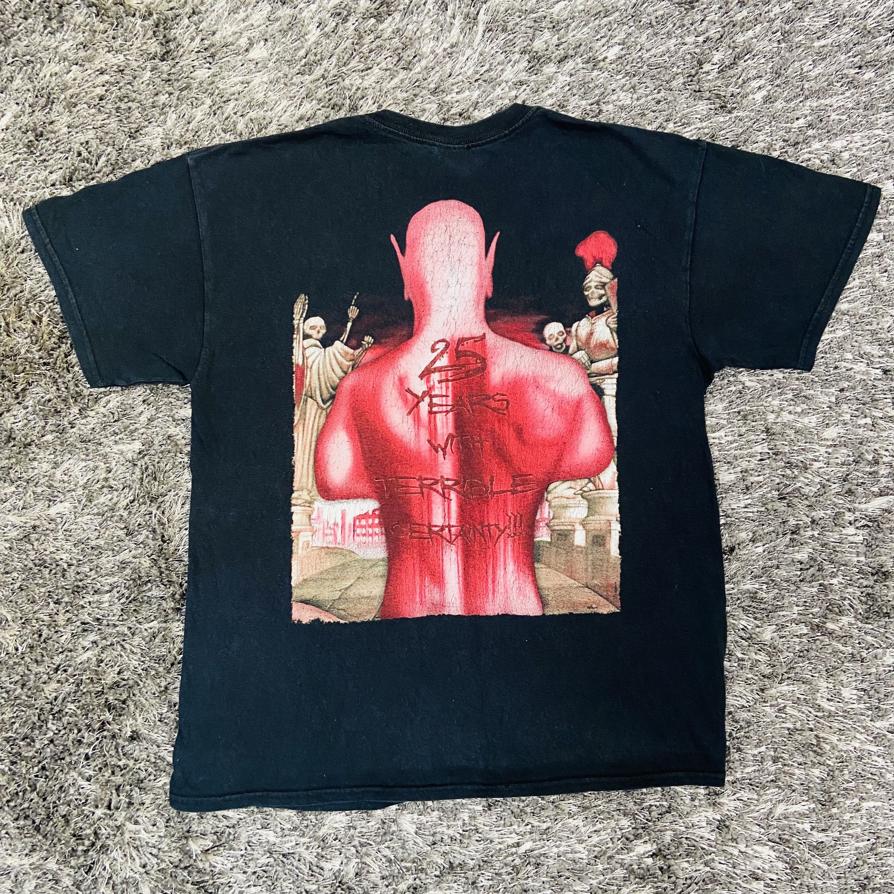 Band Tees 1990s KREATOR TERRIBLE CERTAINTY VERY RARE FADED TEE - № 251 Size US L / EU 52-54 / 3 - 2 Thumbnail