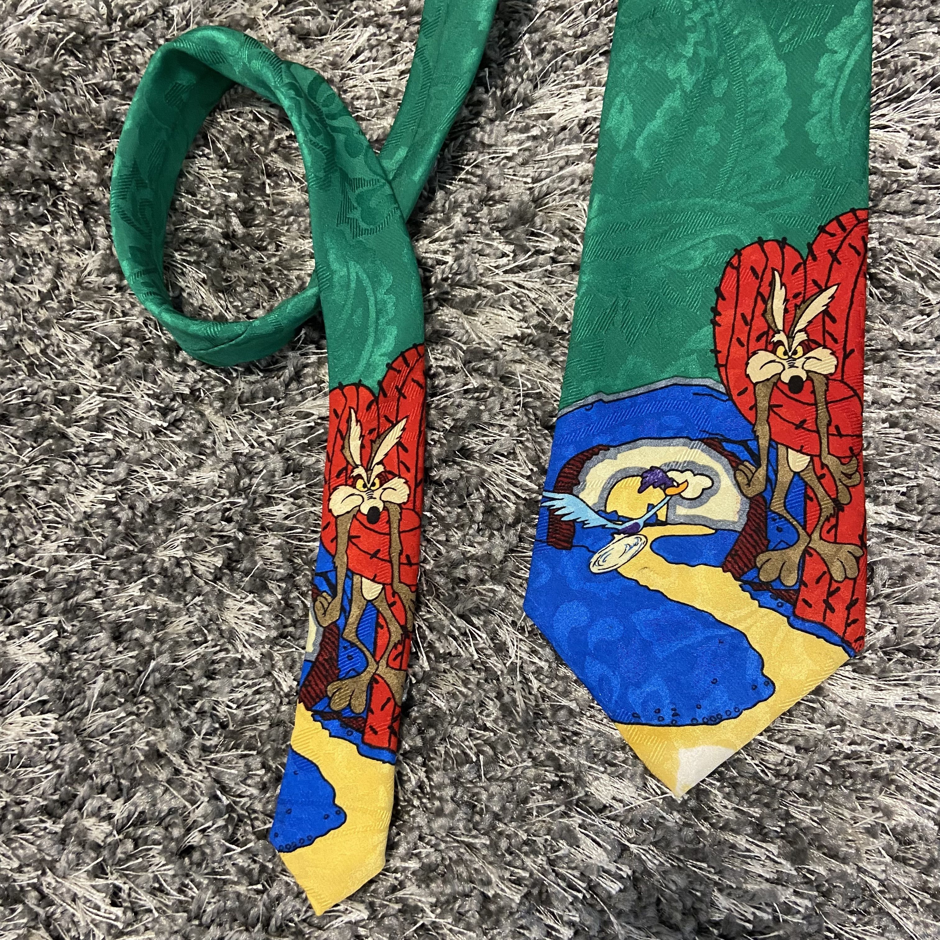 Disney 1990s RARE VINTAGE 2 PIECES DISNEY TIES - № 4152 Size ONE SIZE - 2 Thumbnail