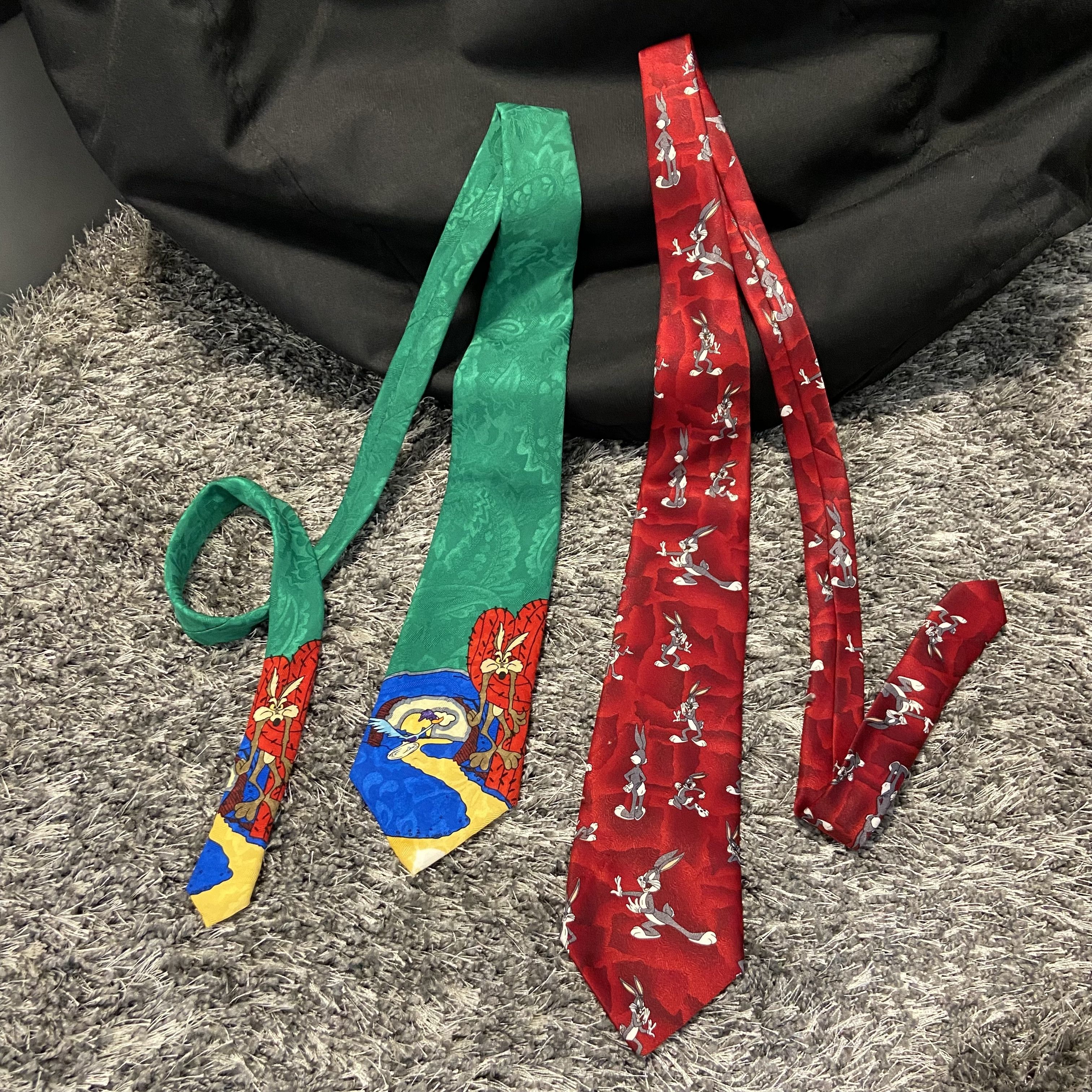 Disney 1990s RARE VINTAGE 2 PIECES DISNEY TIES - № 4152 Size ONE SIZE - 1 Thumbnail