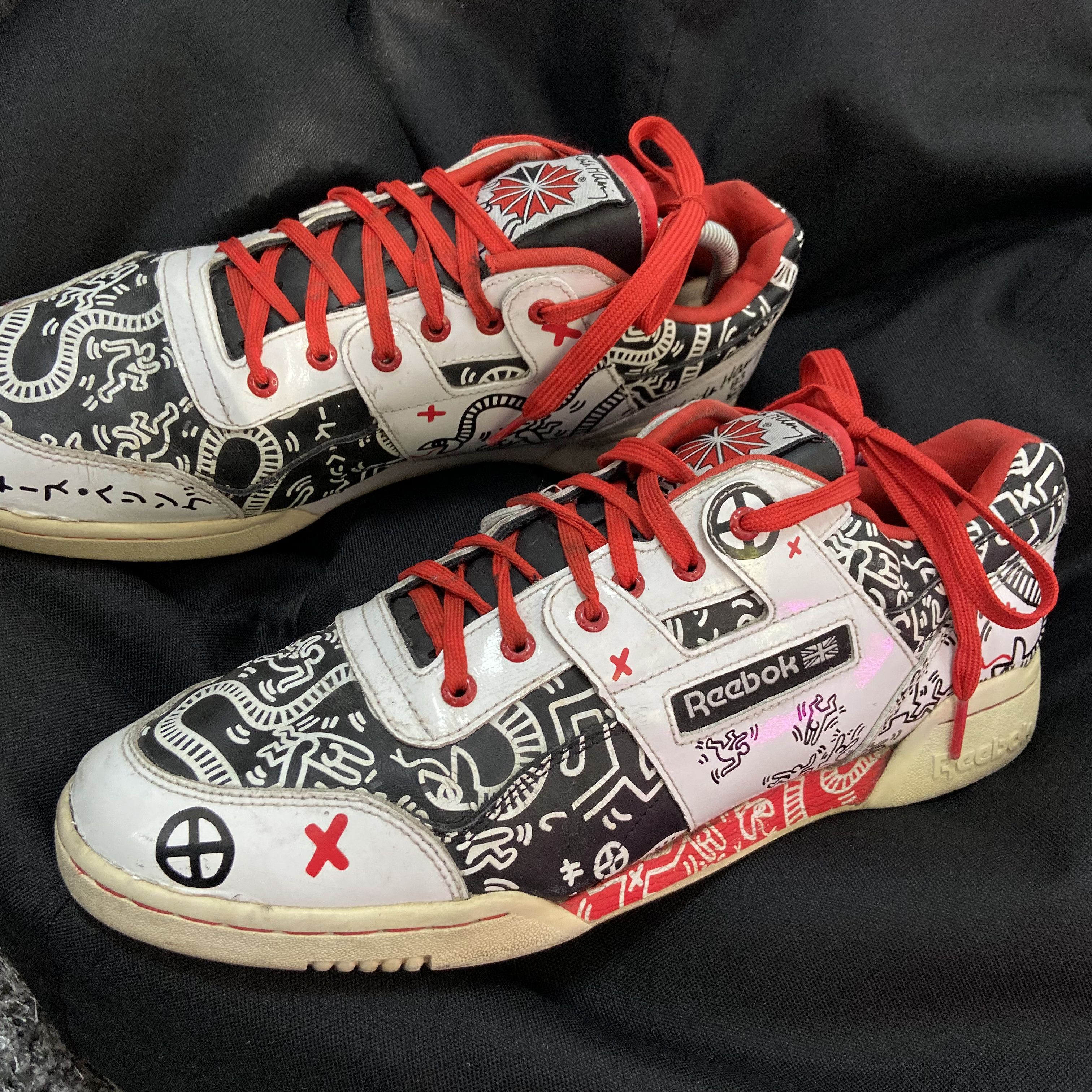 Reebok KEITH HARRING x REEBOK - EXTRA RARE COLLABORATION - № 5018 Size US 11 / EU 44 - 9 Thumbnail