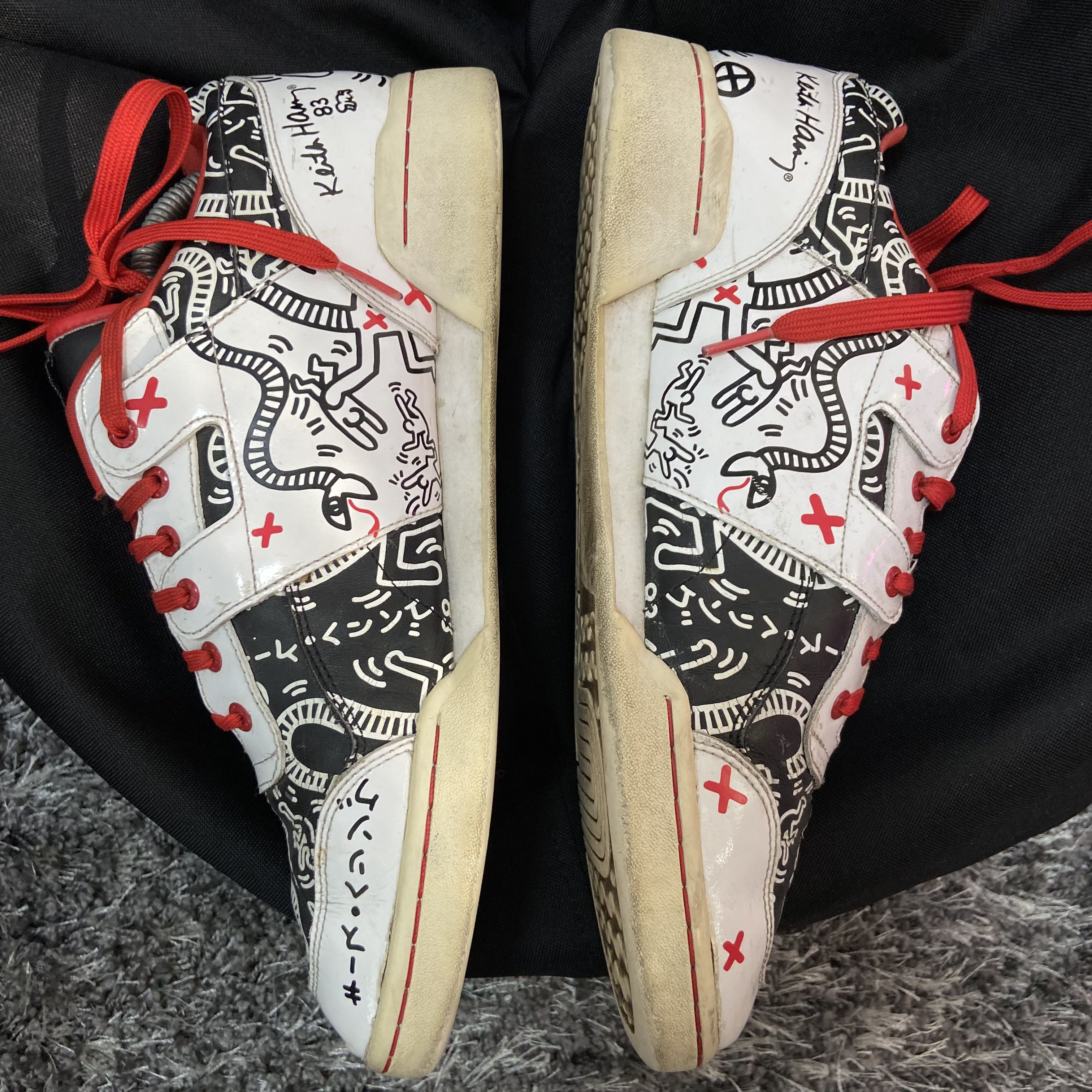 Reebok KEITH HARRING x REEBOK - EXTRA RARE COLLABORATION - № 5018 Size US 11 / EU 44 - 5 Thumbnail