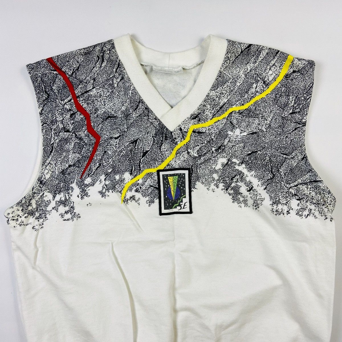 Adidas 1980s ADIDAS EQT ARCHIVE VEST MADE IN WEST GERMANY - № 1150 Size US L / EU 52-54 / 3 - 3 Thumbnail
