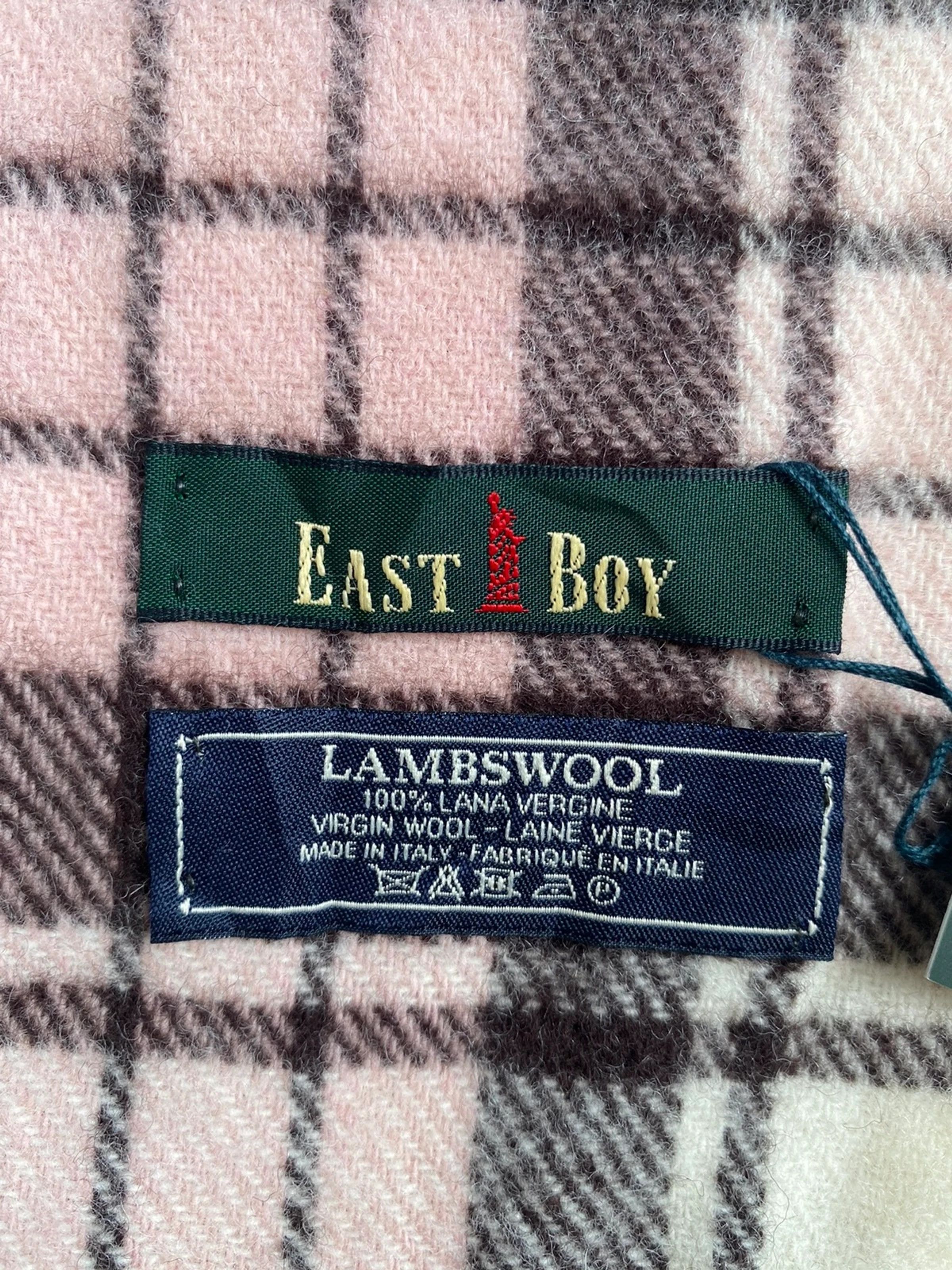 Vintage 💥 Vintage East Boy Lambswool Muffler Scarf x Italy Size ONE SIZE - 4 Thumbnail