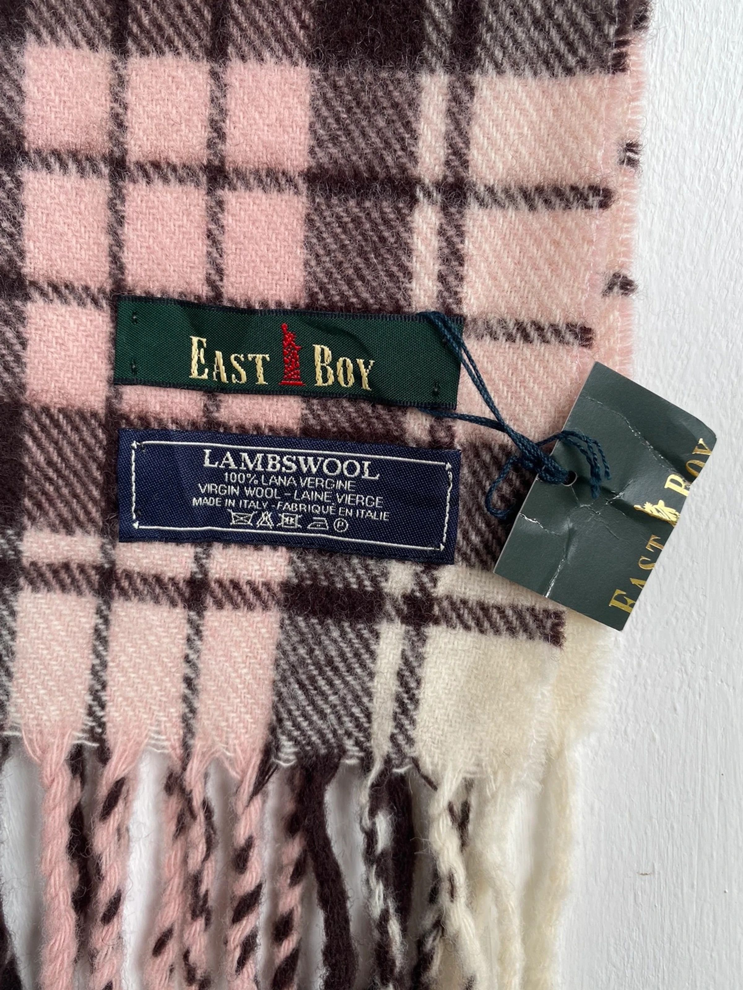 Vintage 💥 Vintage East Boy Lambswool Muffler Scarf x Italy Size ONE SIZE - 5 Thumbnail