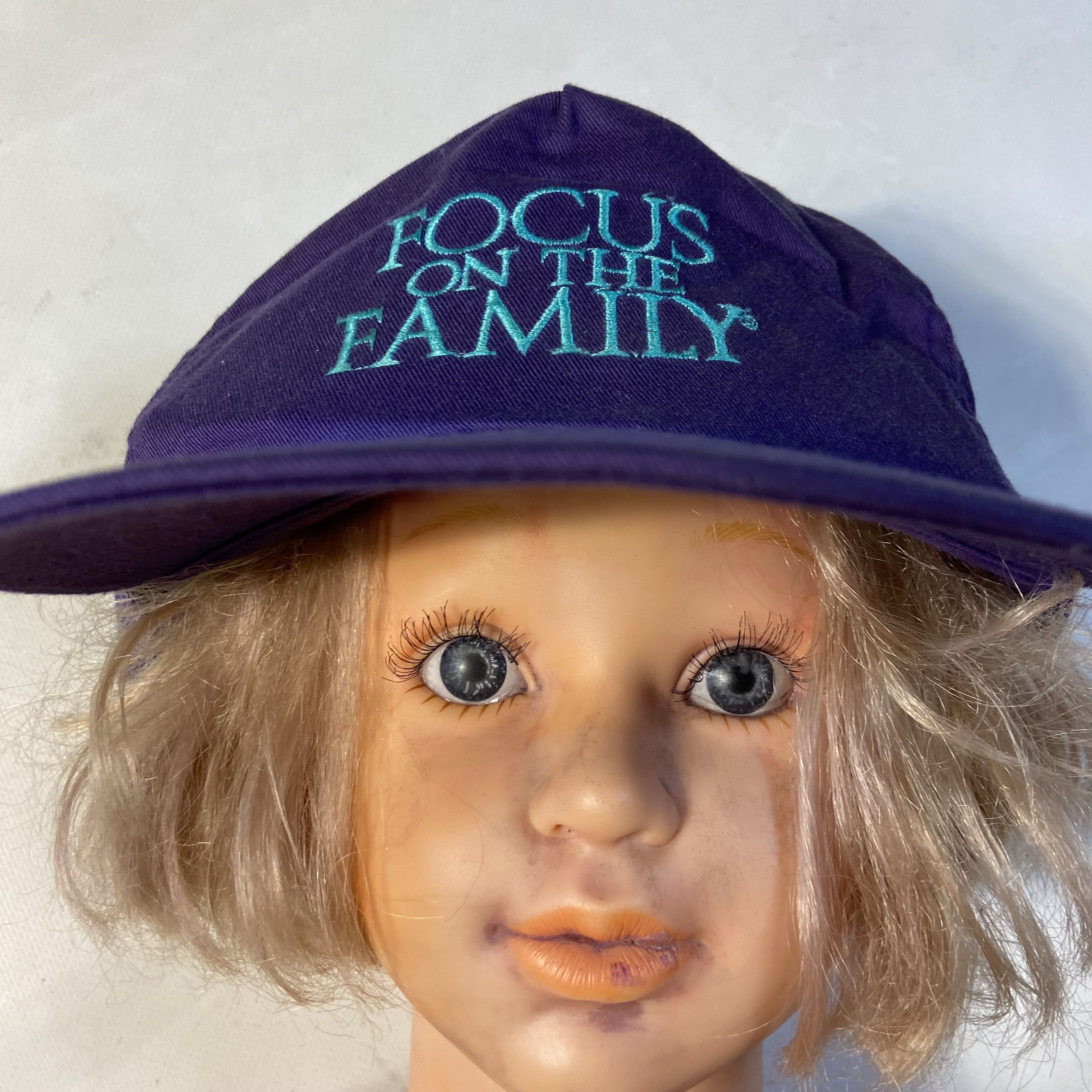 1990s FOCUS ON THE FAMILY PURPLE HAZE CAP