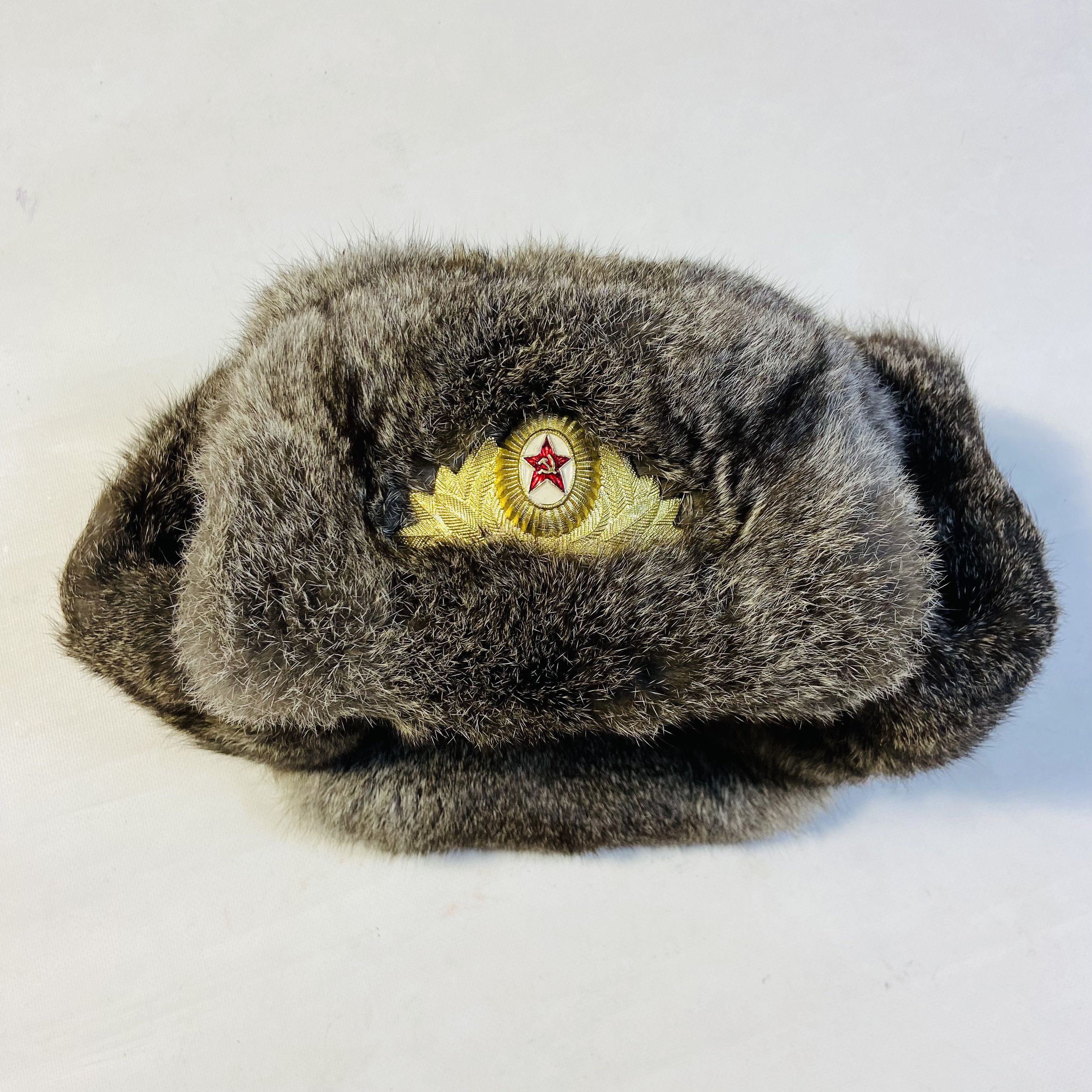 Vintage СССР - 1970s - HAT WITH EAR FLAPS - Gosha Rubchinskiy 4273 Size ONE SIZE - 2 Thumbnail