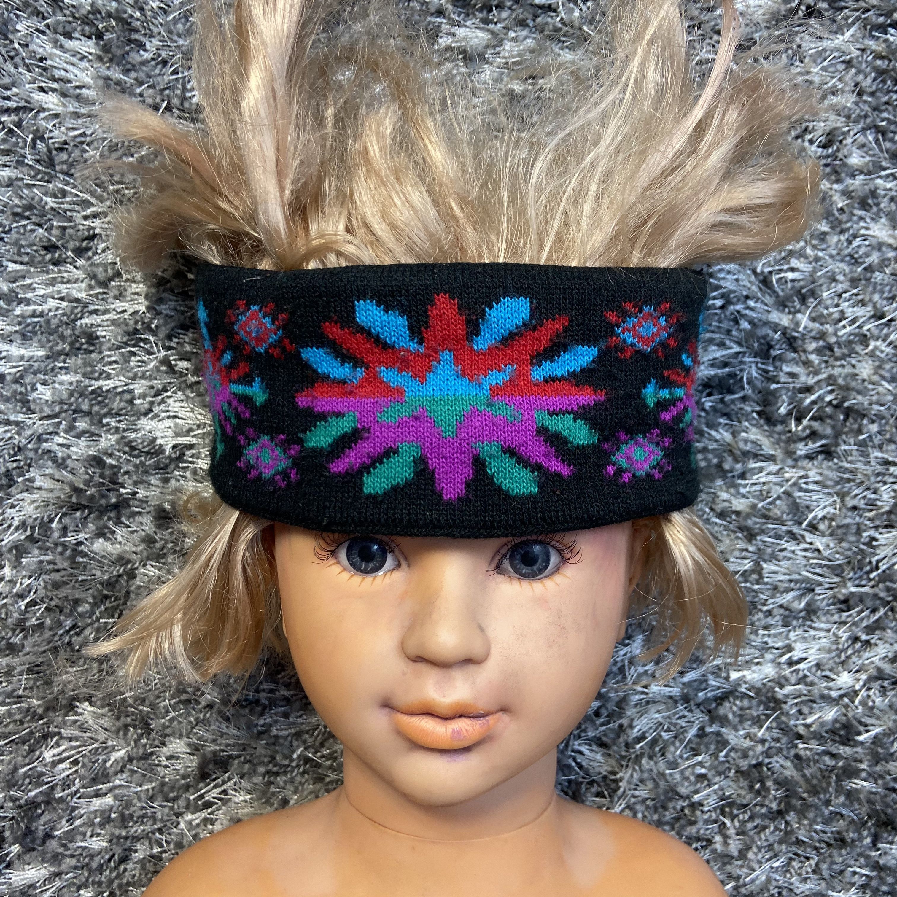 Vintage 1980s RARE ACID VINTAGE HEADBAND - № 4149 Size ONE SIZE - 1 Thumbnail
