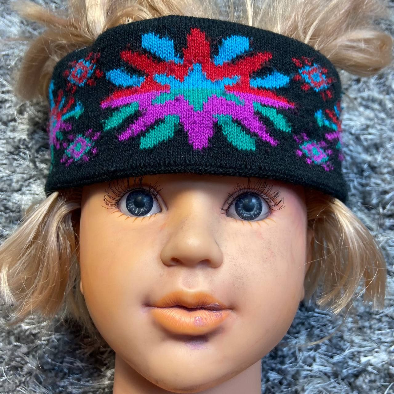 Vintage 1980s RARE ACID VINTAGE HEADBAND - № 4149 Size ONE SIZE - 3 Thumbnail