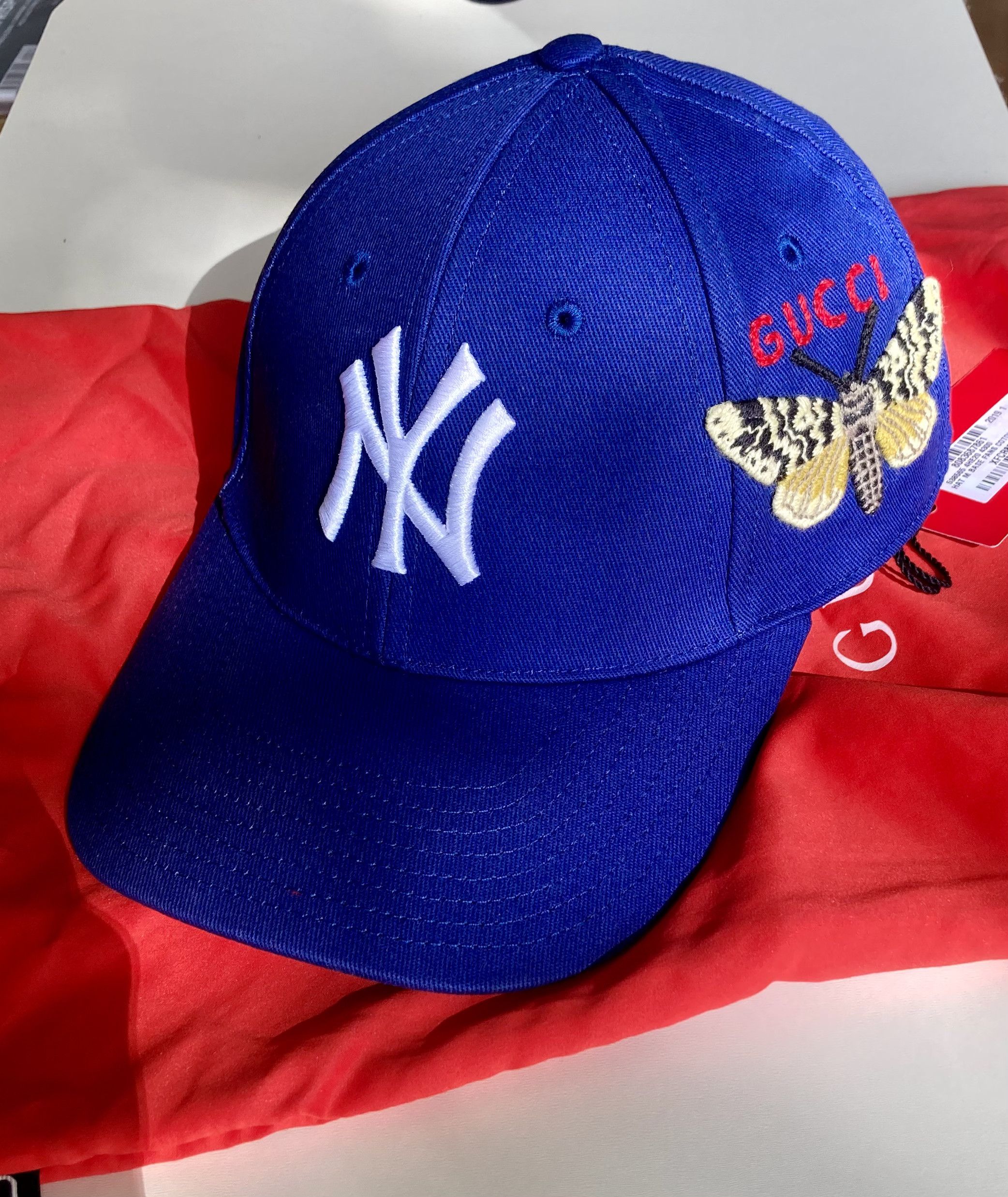 new york x gucci cap