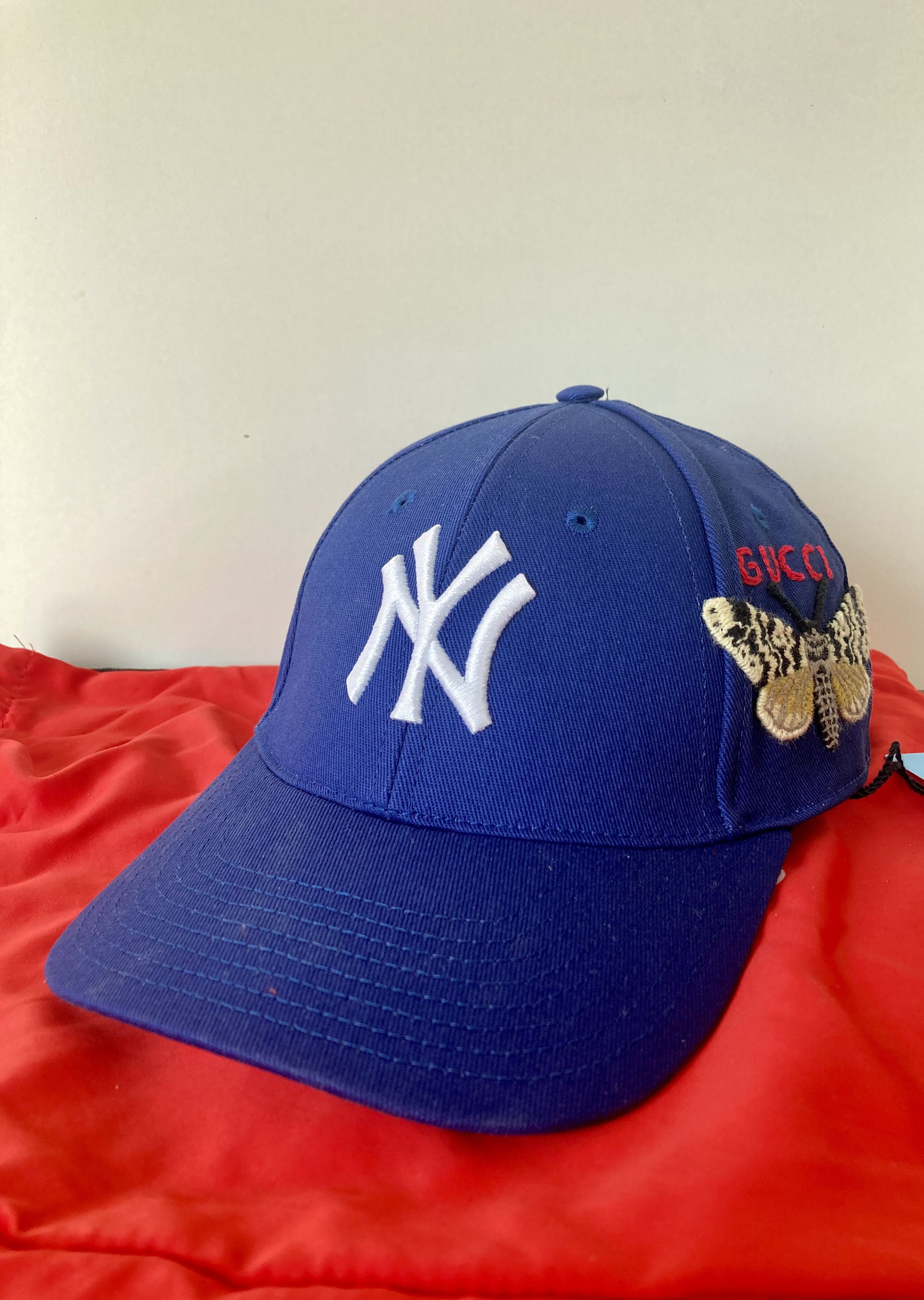 Gucci × MLB × New York Yankees Gucci x New York Yankees cap Size ONE SIZE - 2 Thumbnail