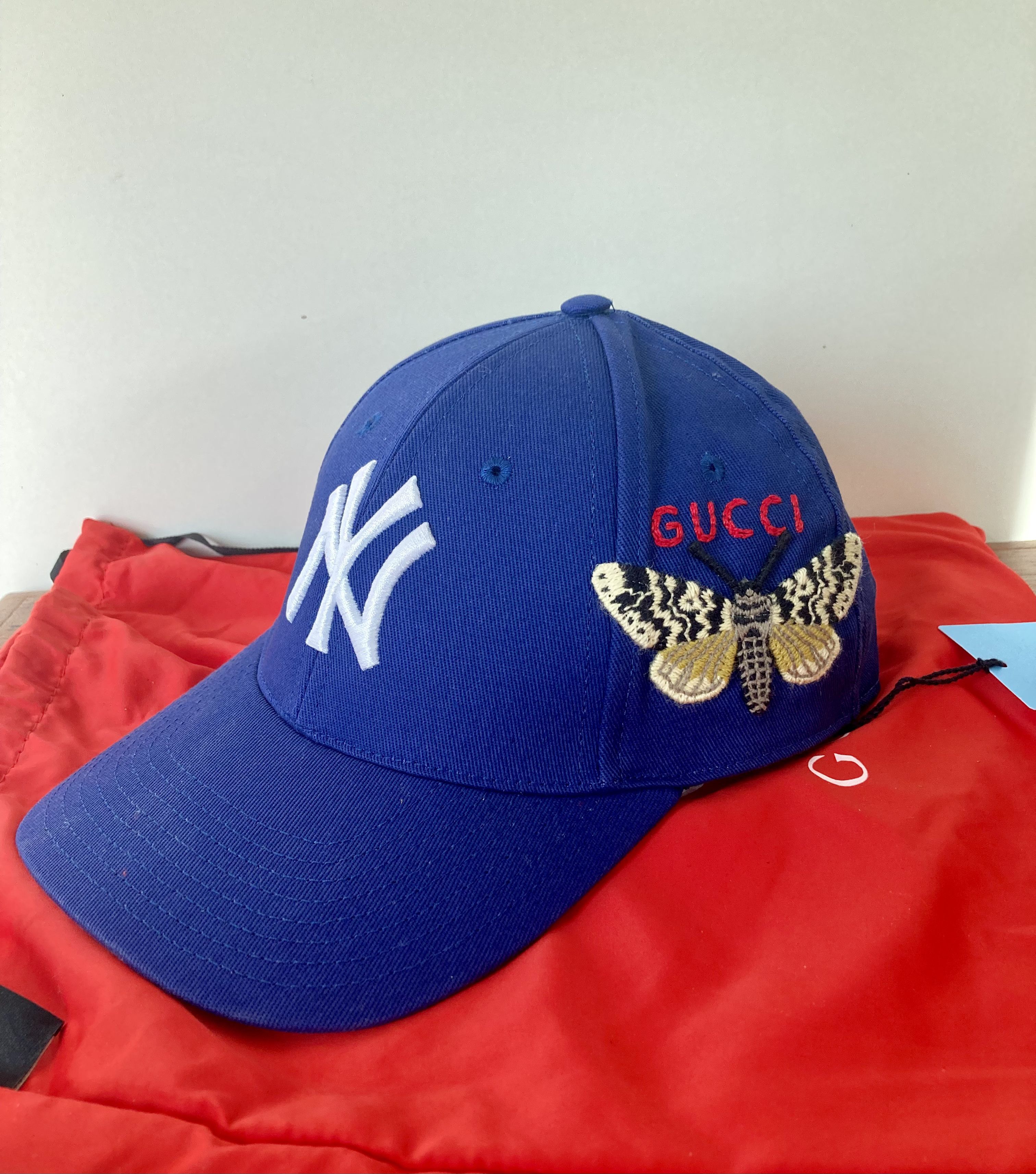 Gucci × MLB × New York Yankees Gucci x New York Yankees cap Size ONE SIZE - 3 Thumbnail