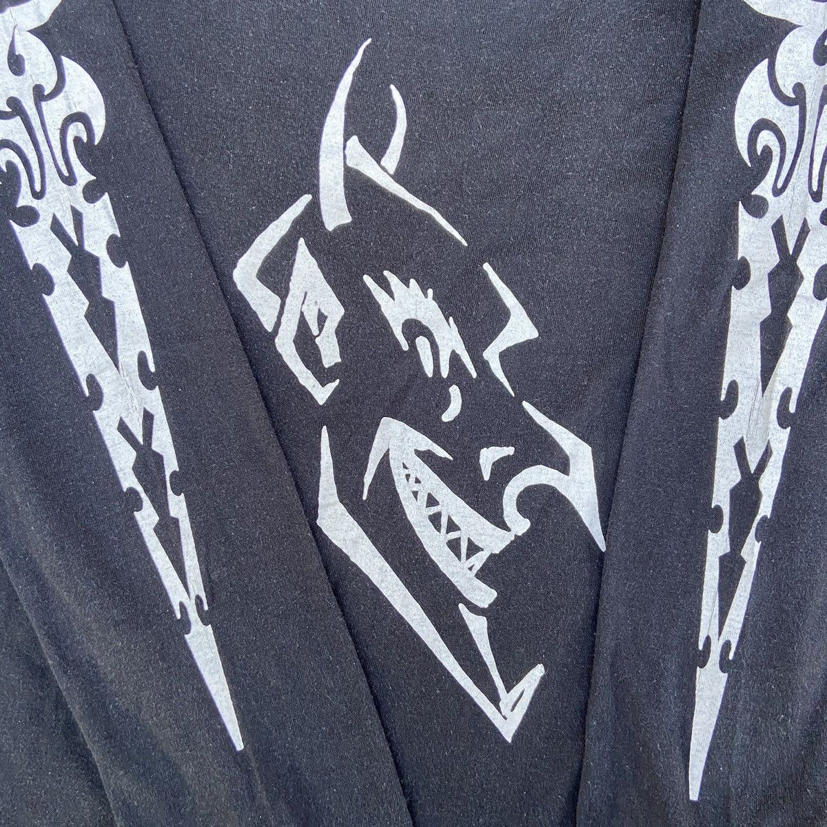 Vintage ARCHIVE 1980s TRIBAL TATTOO PROMO LONG SLEEVE - № 1149 Size US XL / EU 56 / 4 - 5 Thumbnail