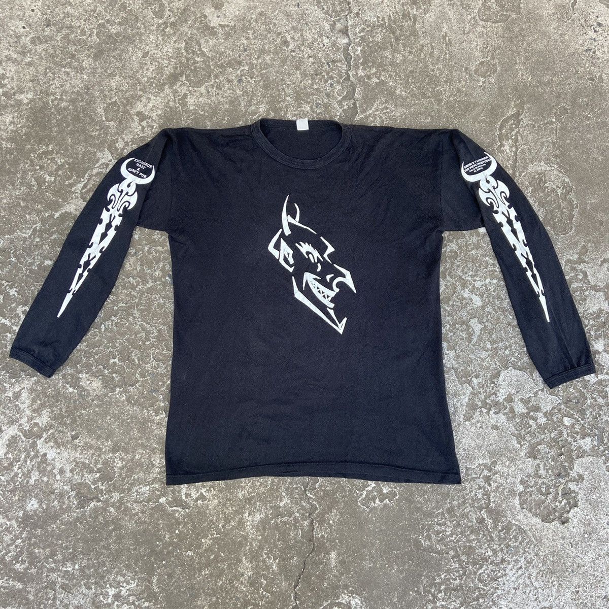 Vintage ARCHIVE 1980s TRIBAL TATTOO PROMO LONG SLEEVE - № 1149 Size US XL / EU 56 / 4 - 3 Thumbnail