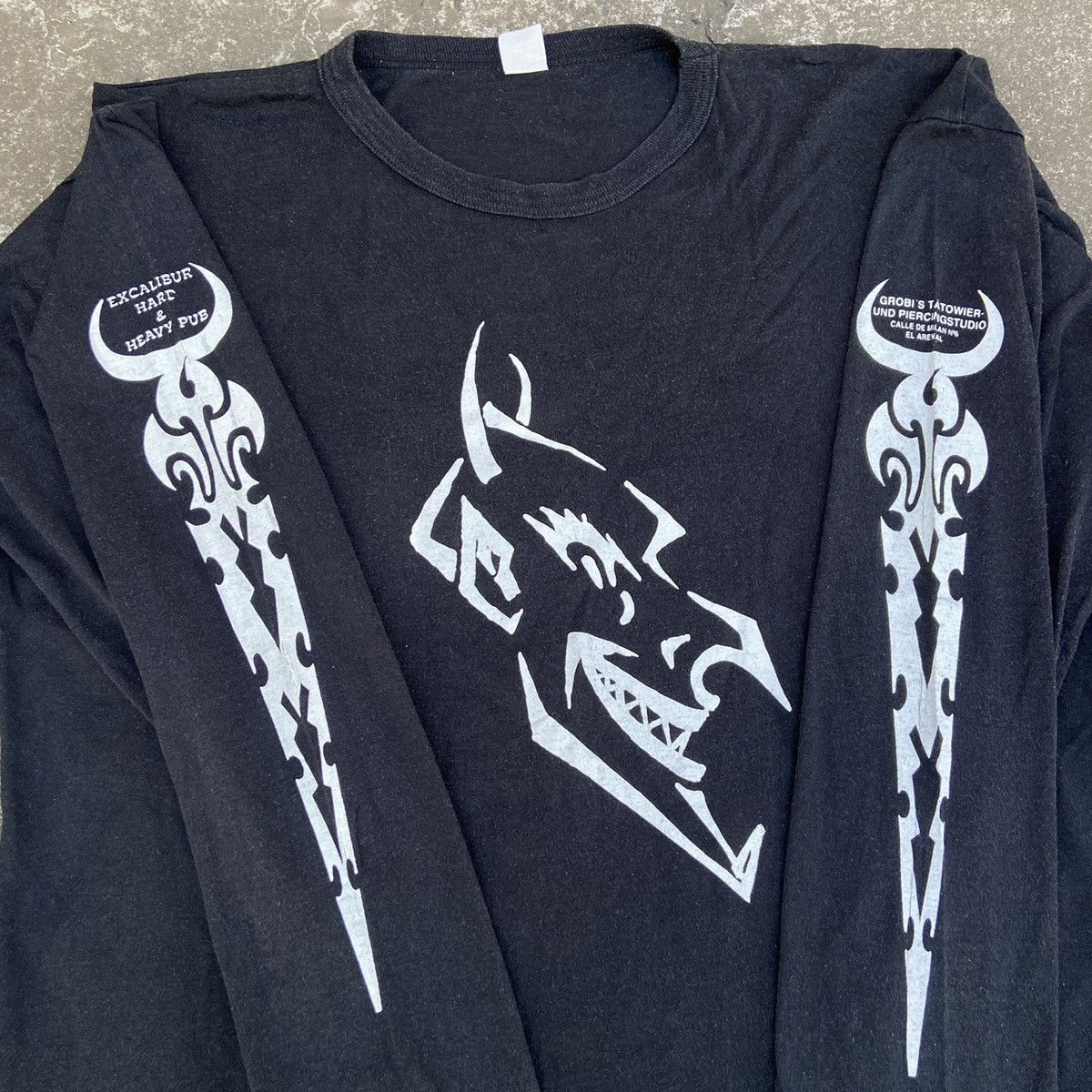 Vintage ARCHIVE 1980s TRIBAL TATTOO PROMO LONG SLEEVE - № 1149 Size US XL / EU 56 / 4 - 2 Thumbnail