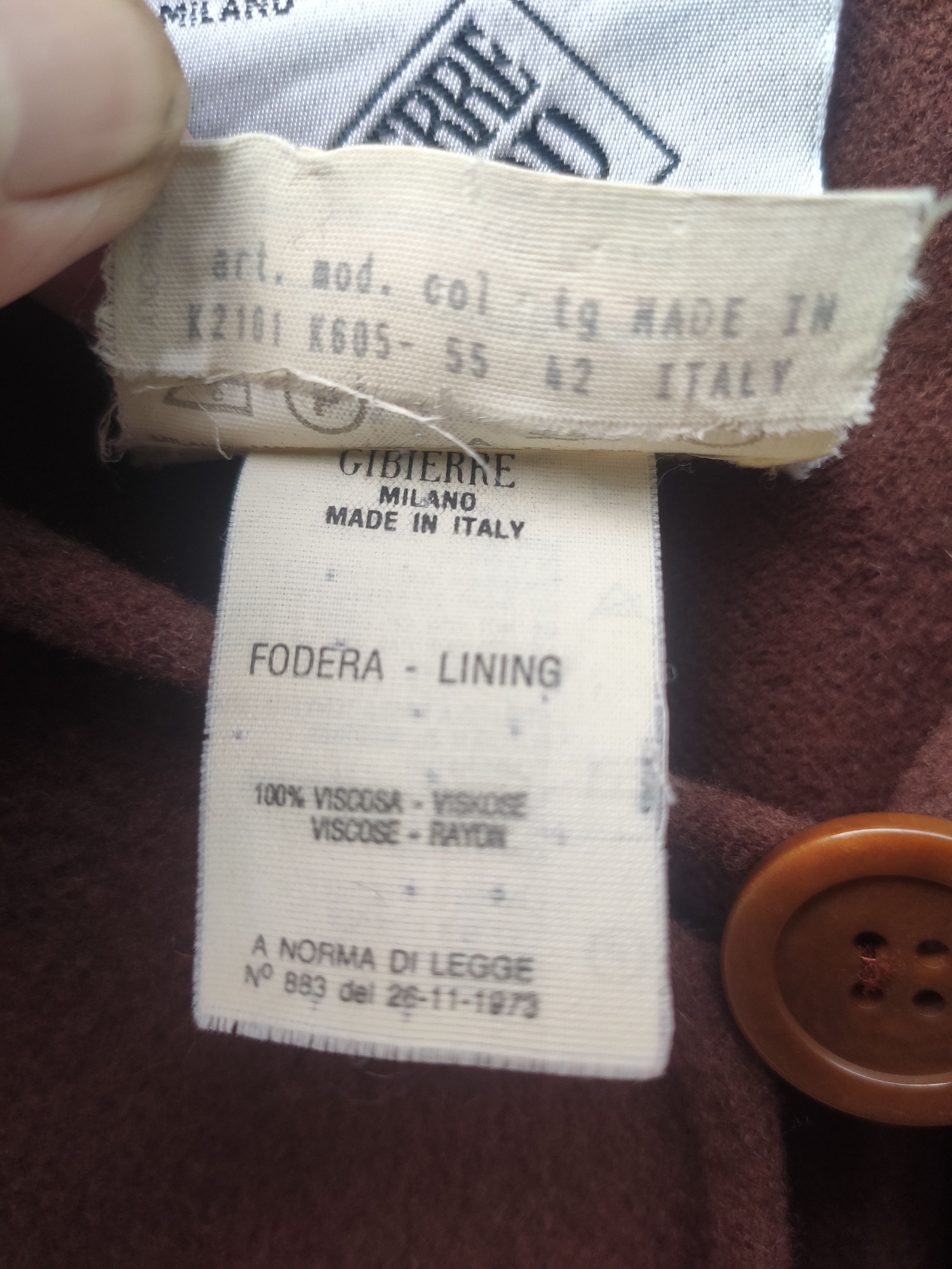 Vintage Gibierre Donna Jacket with muffler Size US L / EU 52-54 / 3 - 6 Thumbnail