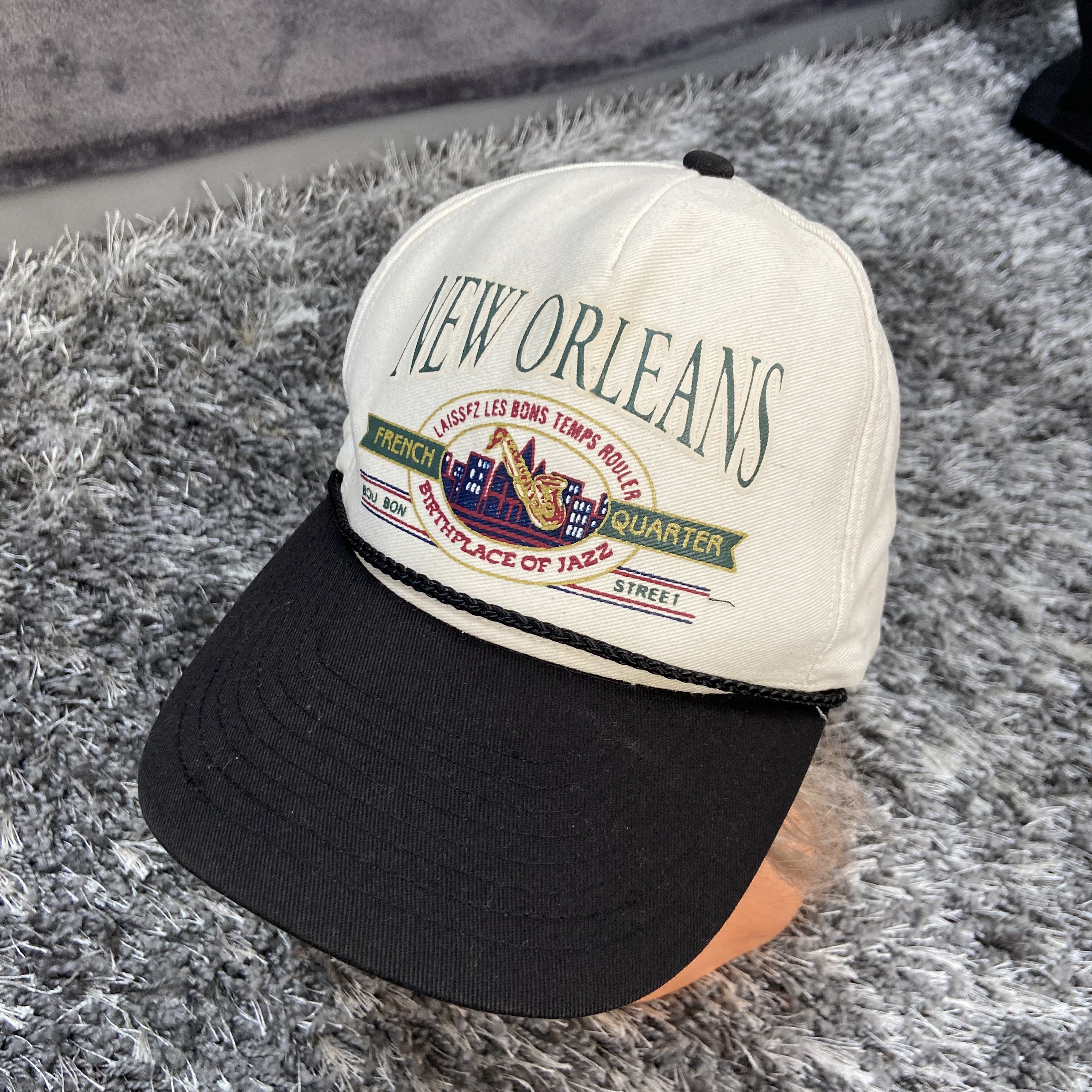 Vintage 1980s NEW ORLEANS TRACKER FADED CAP - № 4206 Size ONE SIZE - 2 Thumbnail