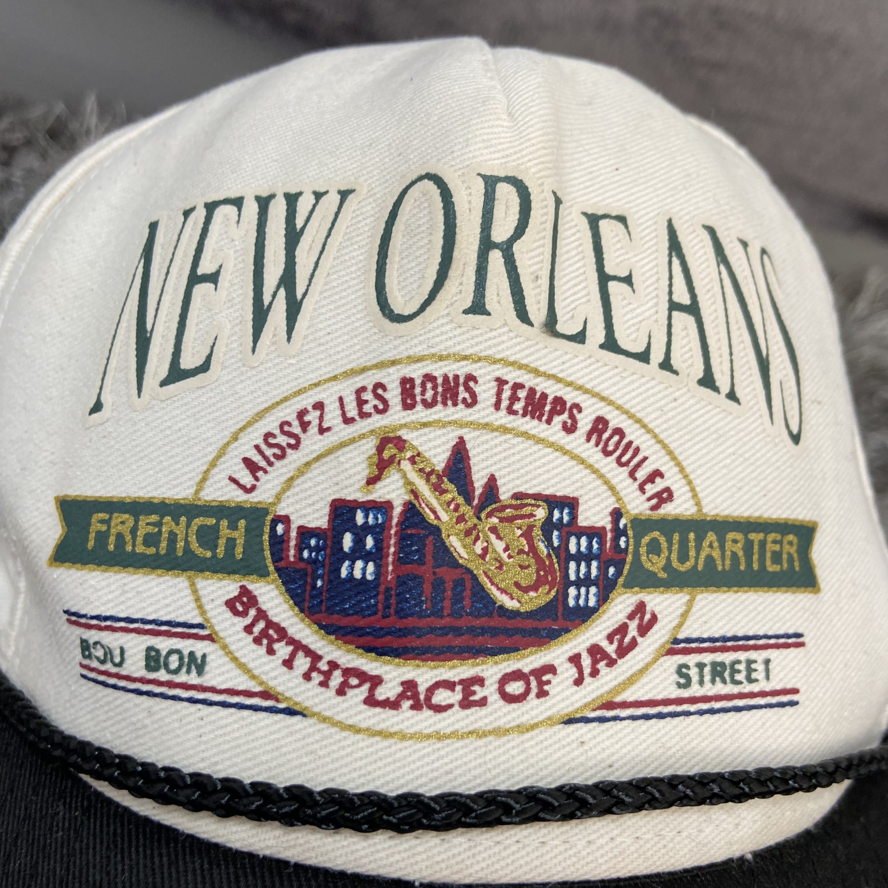 Vintage 1980s NEW ORLEANS TRACKER FADED CAP - № 4206 Size ONE SIZE - 4 Thumbnail