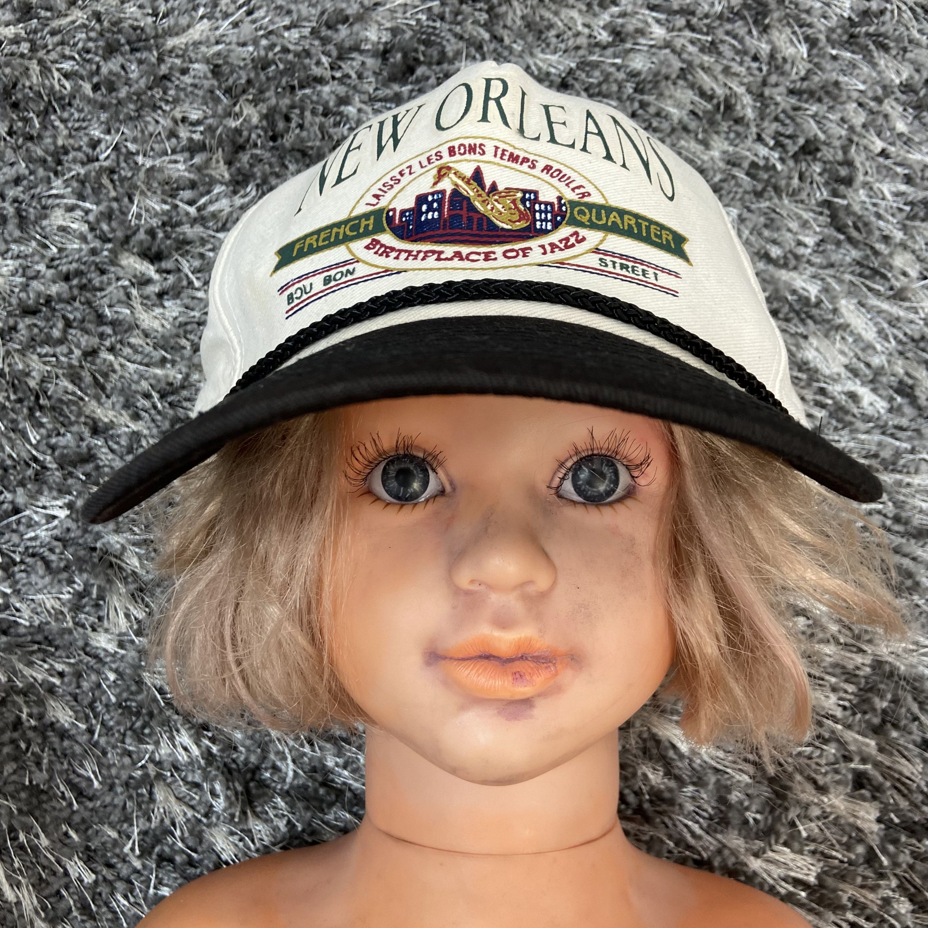 Vintage 1980s NEW ORLEANS TRACKER FADED CAP - № 4206 Size ONE SIZE - 1 Thumbnail