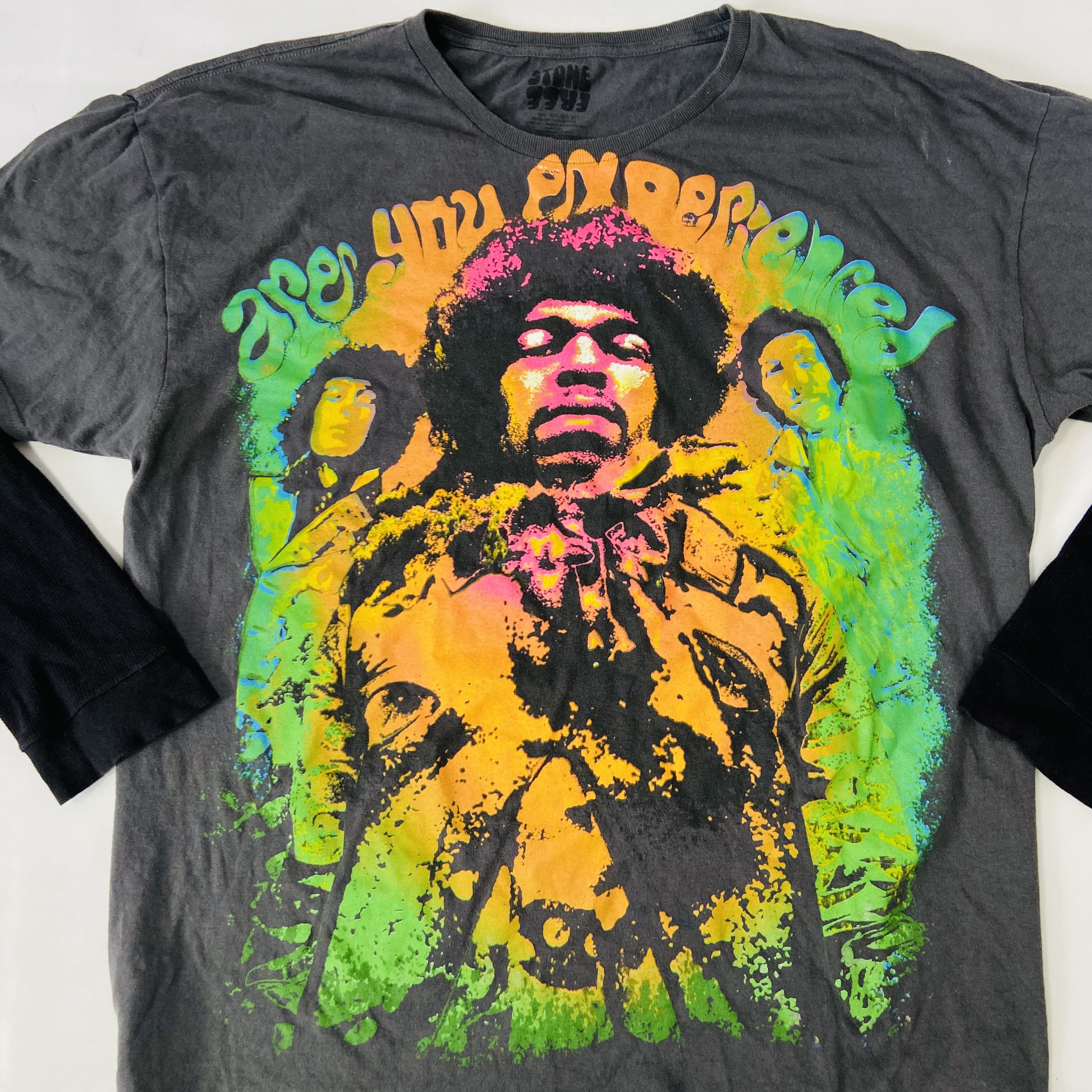 Band Tees LSD VINTAGE JIMI HENDRIX Y2K VERY RARE LONGSLEEVE - 1341 Size US XXL / EU 58 / 5 - 2 Thumbnail