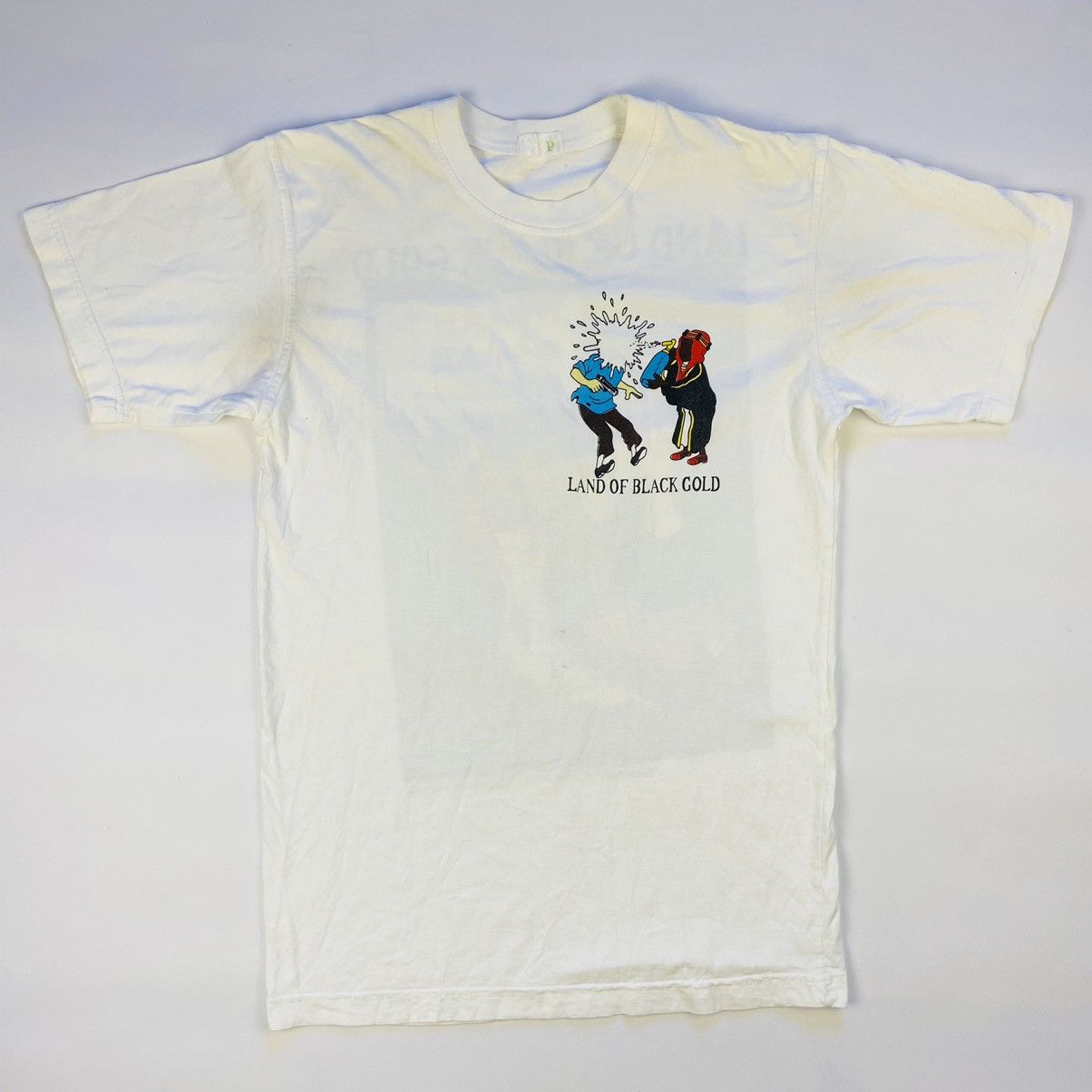 Vintage 1990s RARE TIN TIN LAND OF BLACK GOLD TEE - № 359 Size US L / EU 52-54 / 3 - 5 Thumbnail