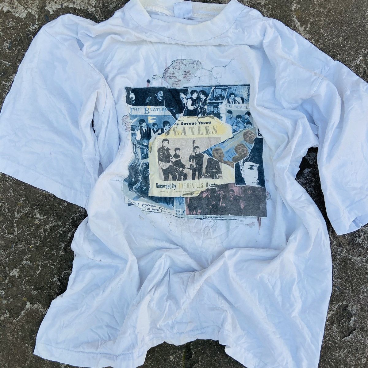 Band Tees 1995 THE BEATLES PROMO ANTHOLOGY 1 VERY RARE TEE - № 352 Size US XL / EU 56 / 4 - 1 Thumbnail