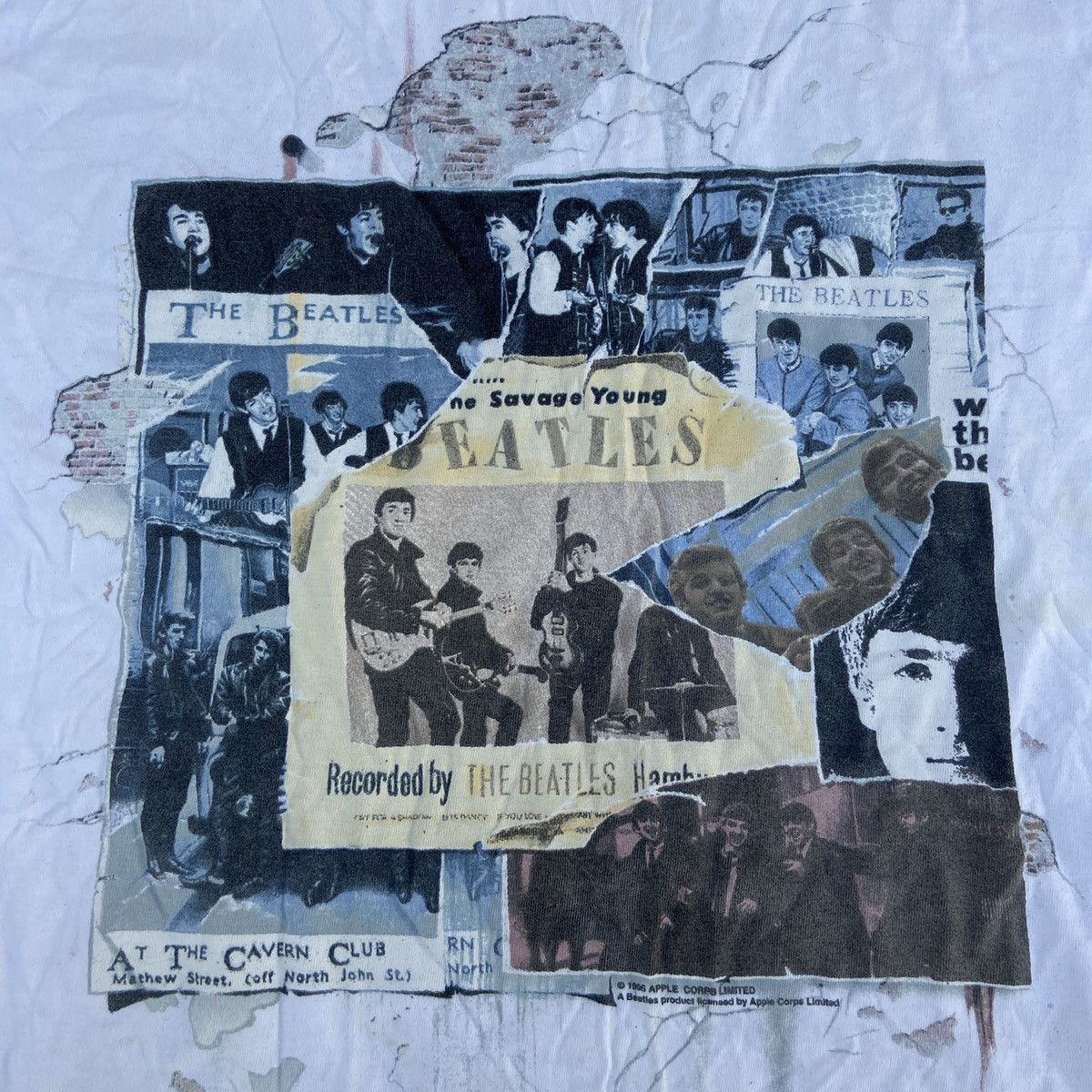 Band Tees 1995 THE BEATLES PROMO ANTHOLOGY 1 VERY RARE TEE - № 352 Size US XL / EU 56 / 4 - 2 Thumbnail