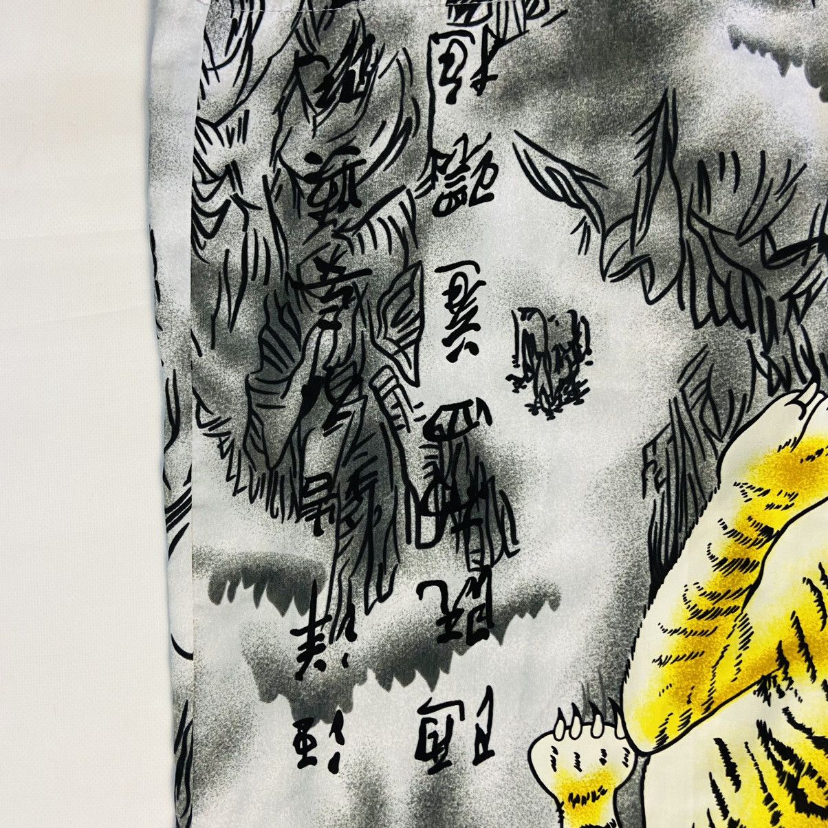Japanese Brand 1990s JAPANESE TIGER SHIRT - № 498 Size US XL / EU 56 / 4 - 8 Thumbnail