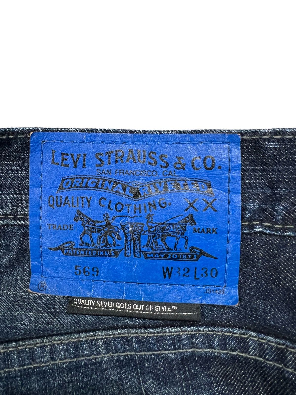 Levi's SAMPLE 🇯🇵 Limited Edition Levi’s 569 Packable Denim Size US 32 / EU 48 - 9 Thumbnail