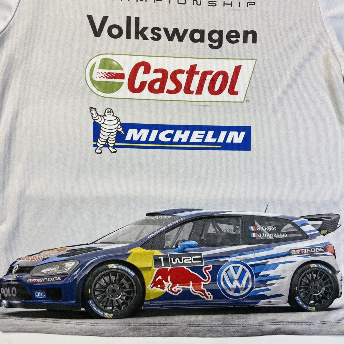 Vintage WOLKSVAGEN GOLF VERY RARE VINTAGE RACING TEE SHIRT - № 634 Size US L / EU 52-54 / 3 - 6 Thumbnail